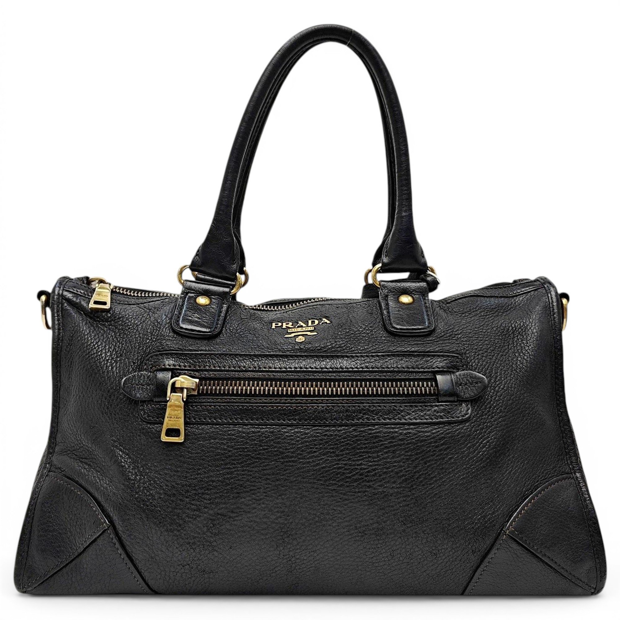 Leather handbag