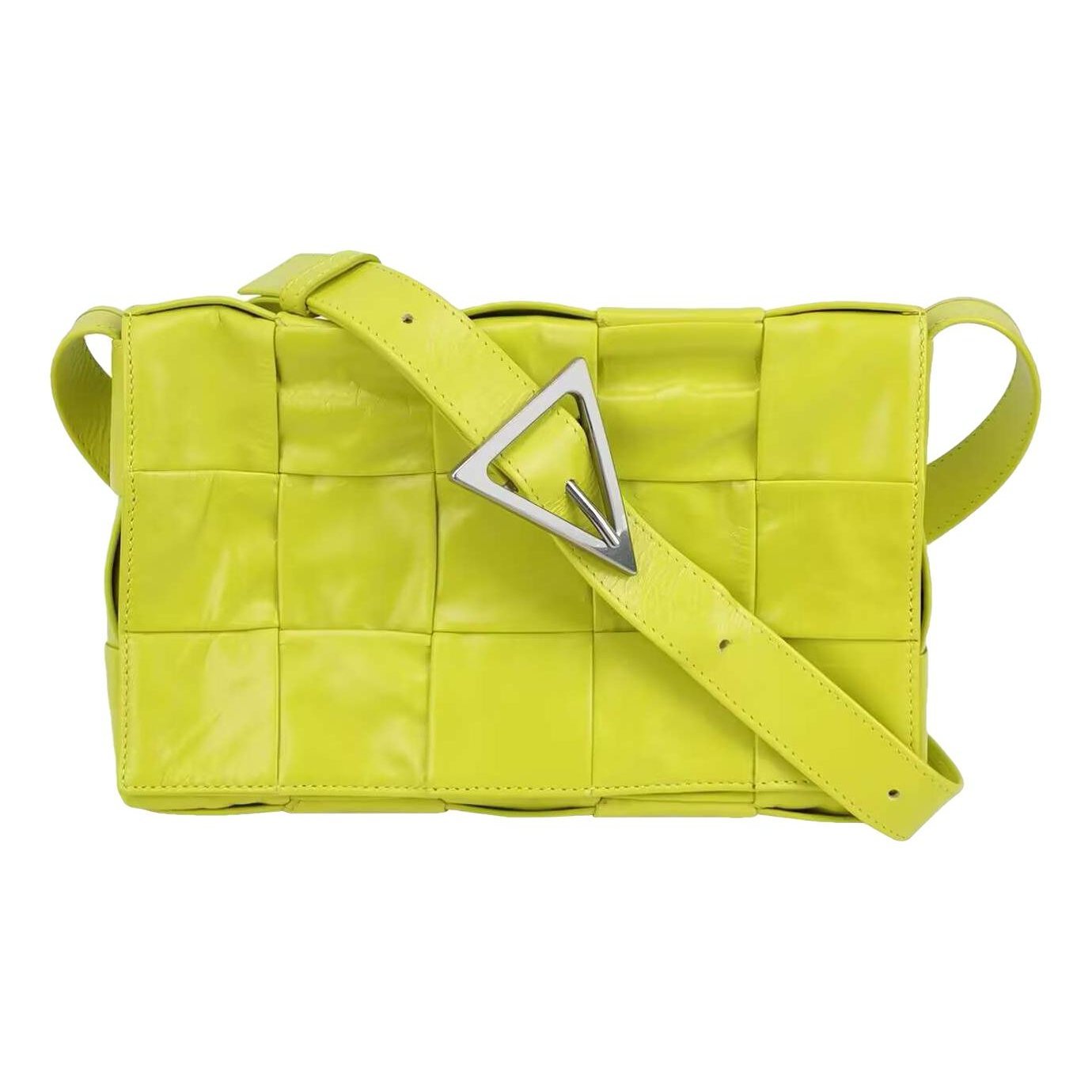 Cassette leather handbag