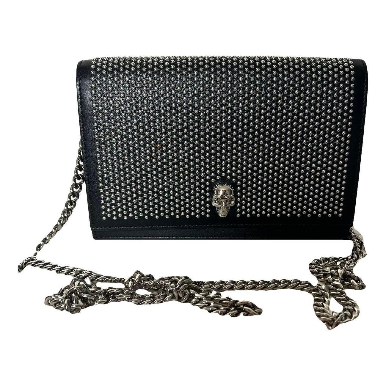 Skull leather bag