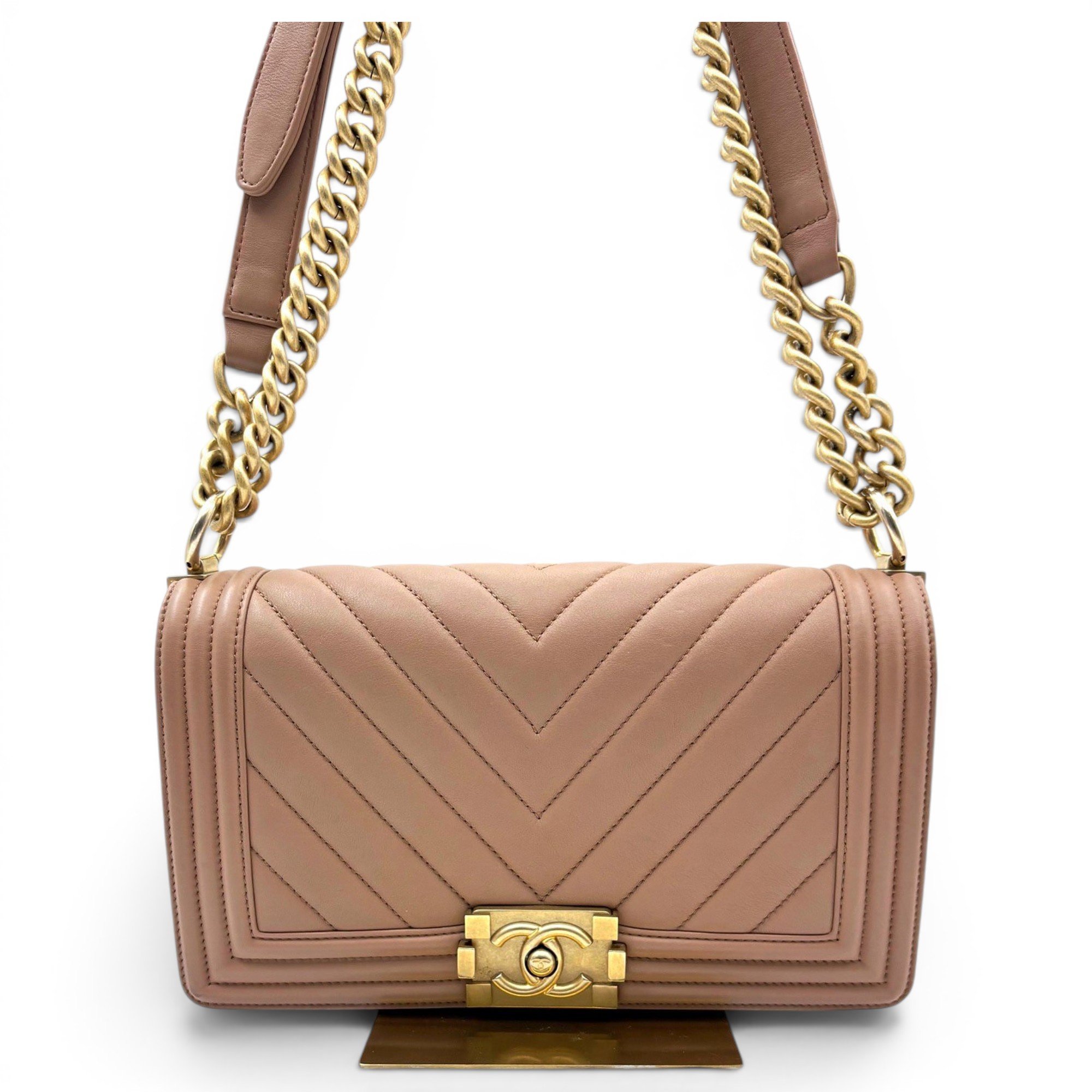 Boy leather crossbody bag