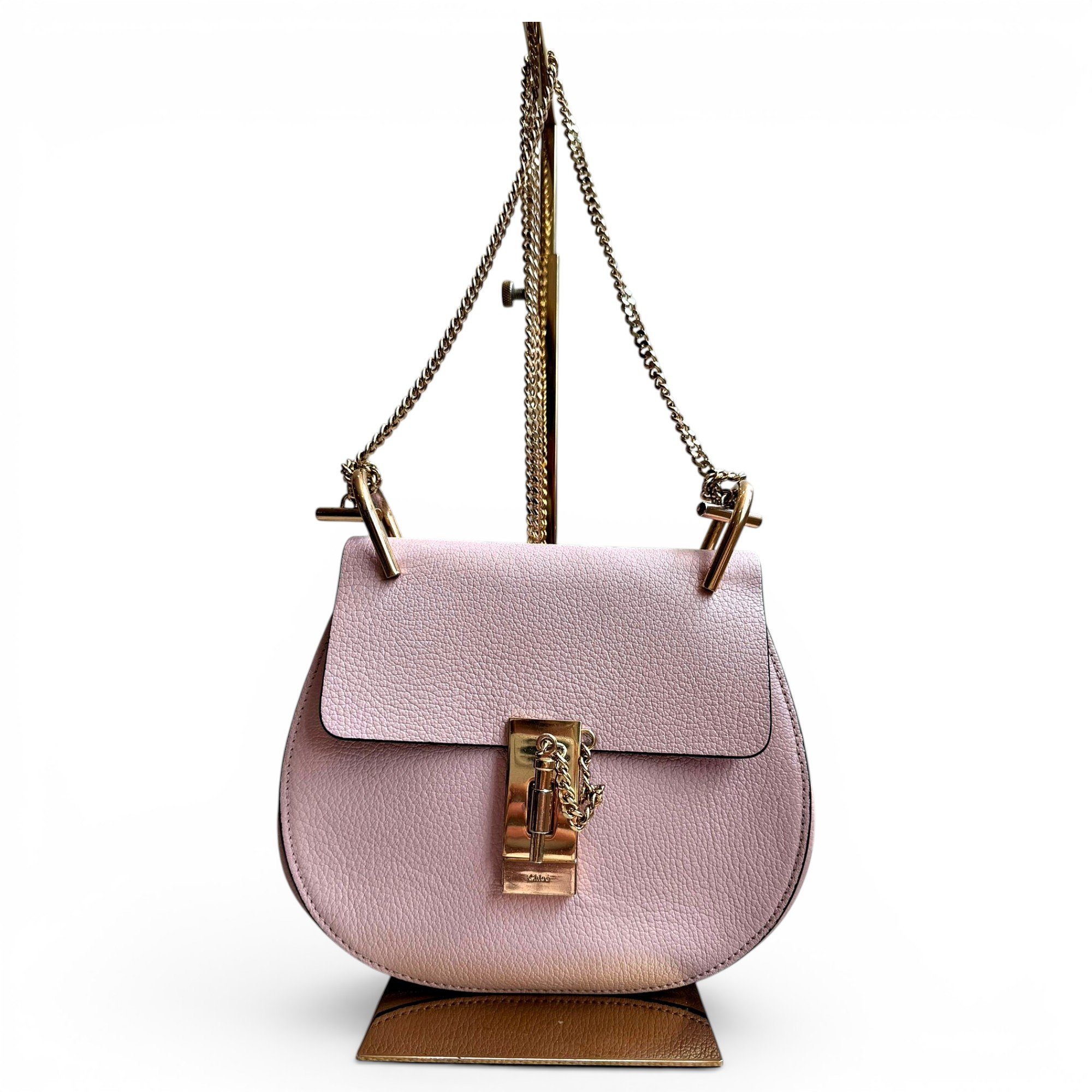 Drew leather crossbody bag