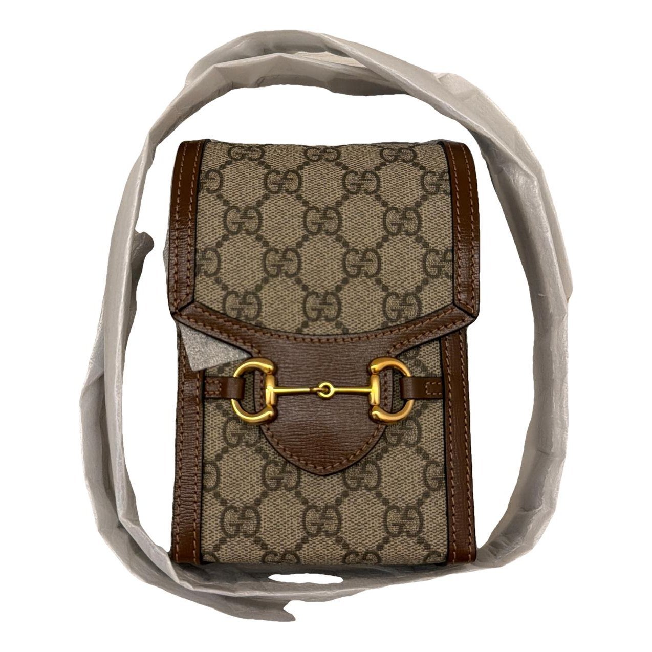 Horsebit 1955 Vertical leather crossbody bag