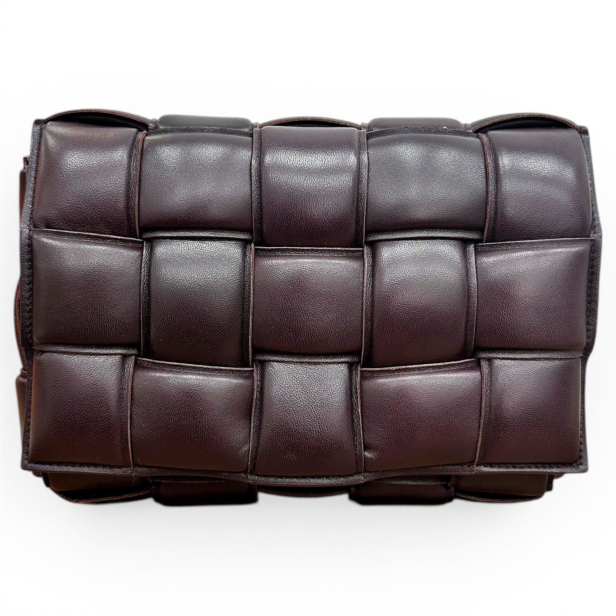 Cassette Padded leather handbag