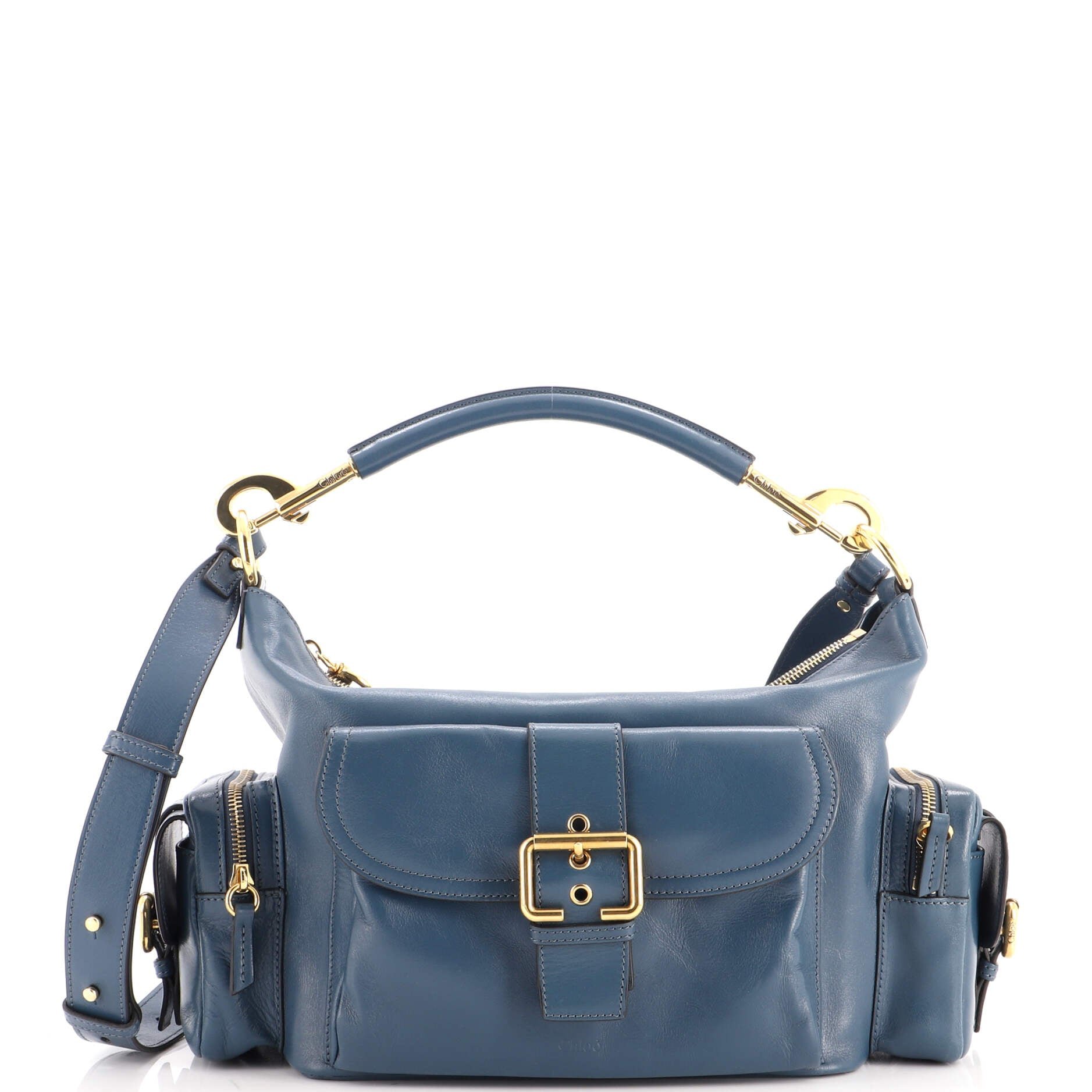 Camera Shoulder Bag Leather Medium