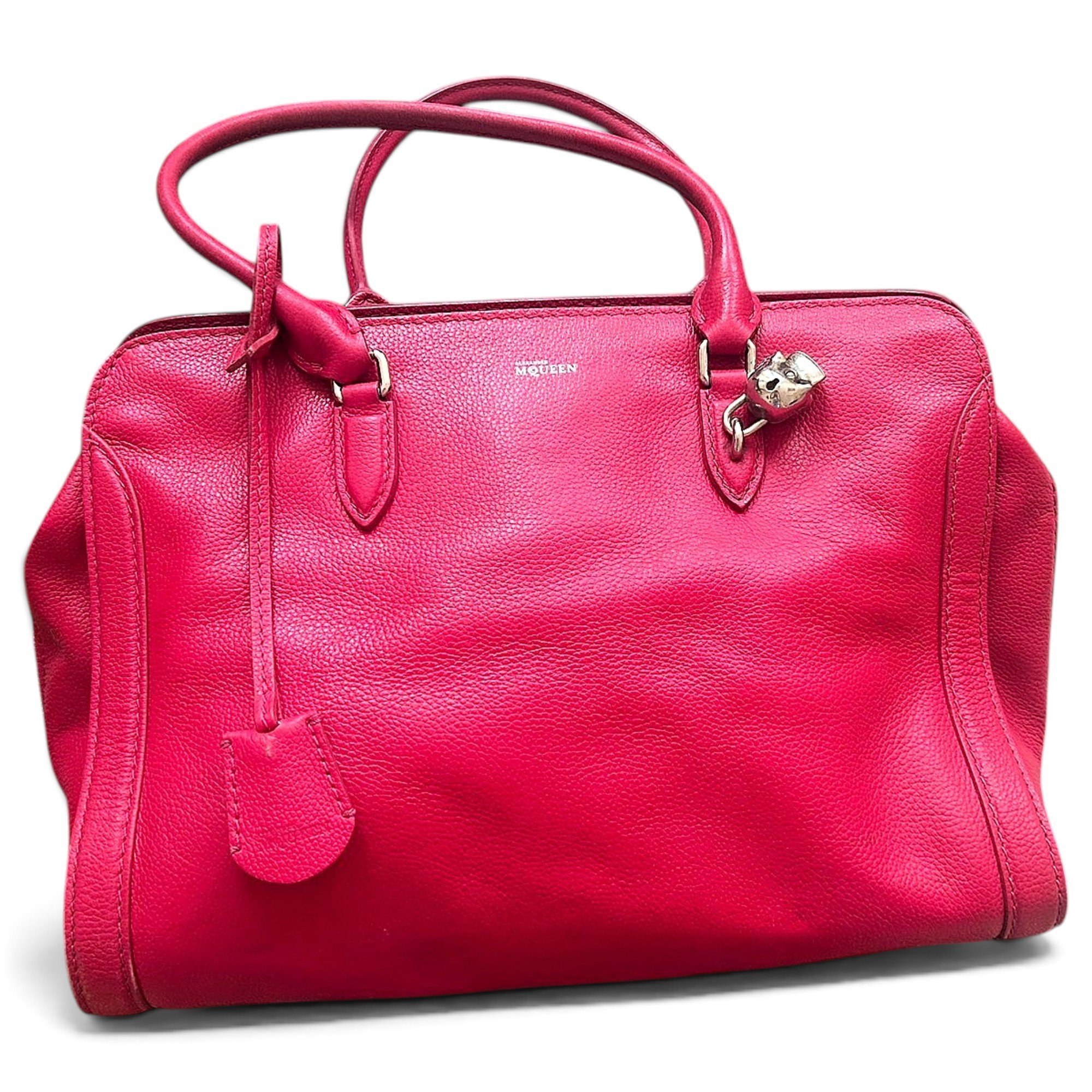 Zippé leather handbag