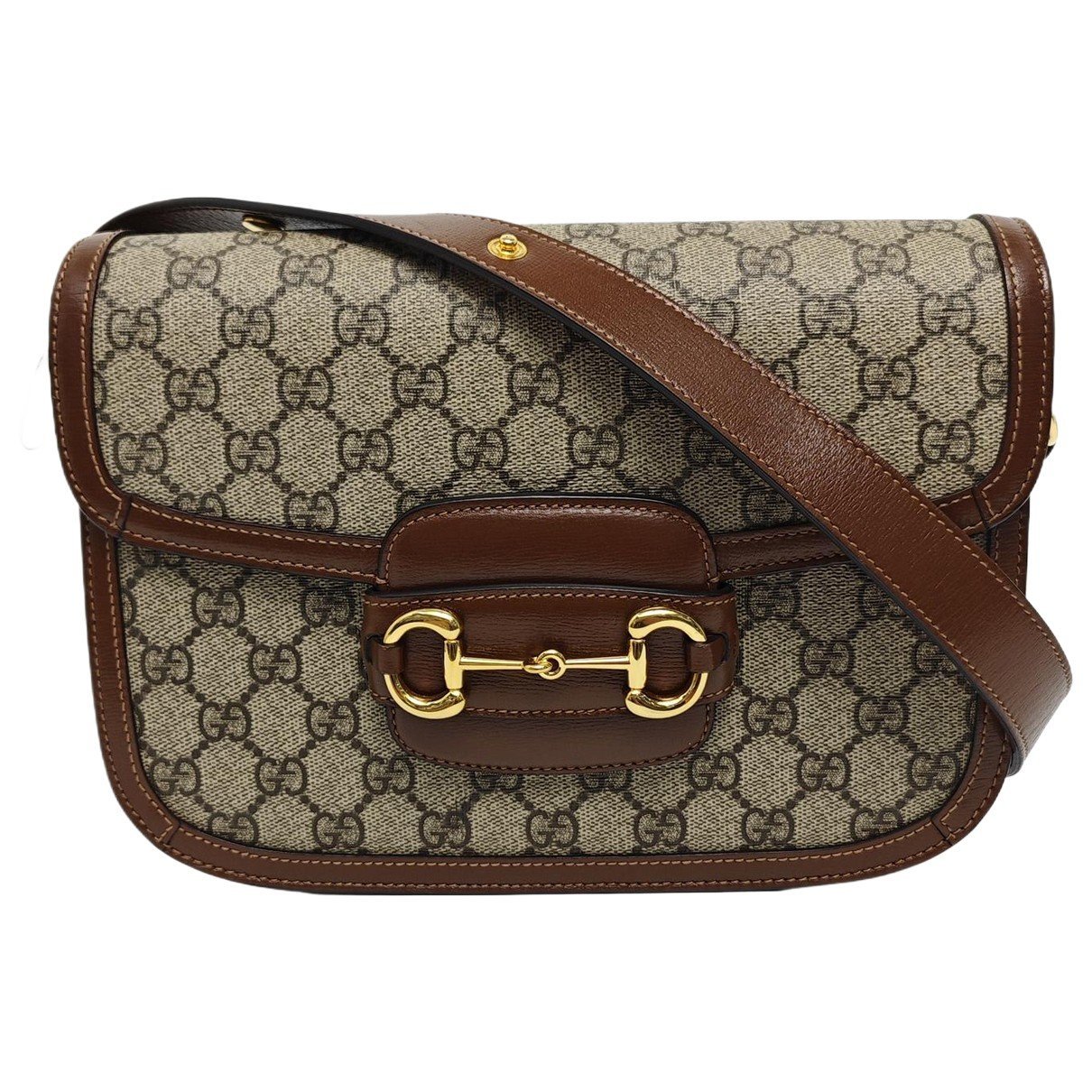 Handle Horsebit 1955 leather crossbody bag
