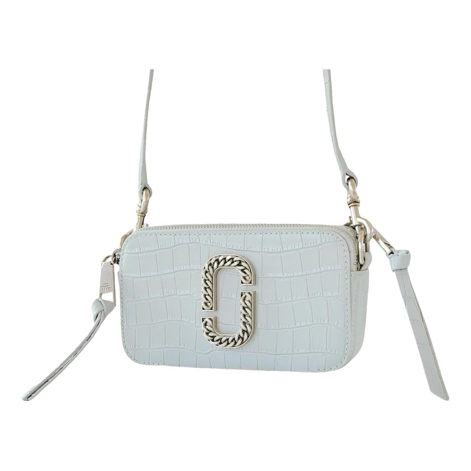 Snapshot leather crossbody bag