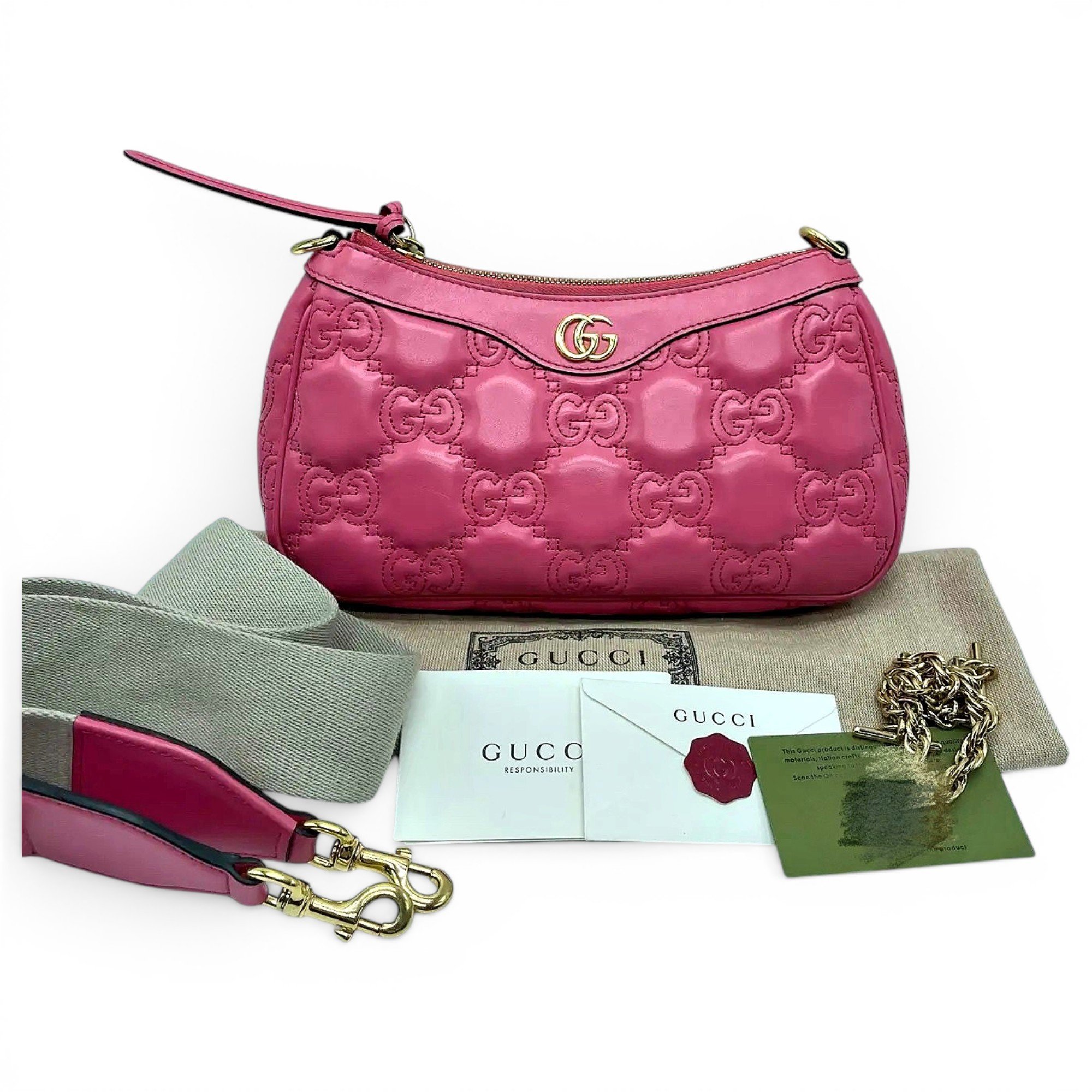 GG Marmont Zip leather handbag