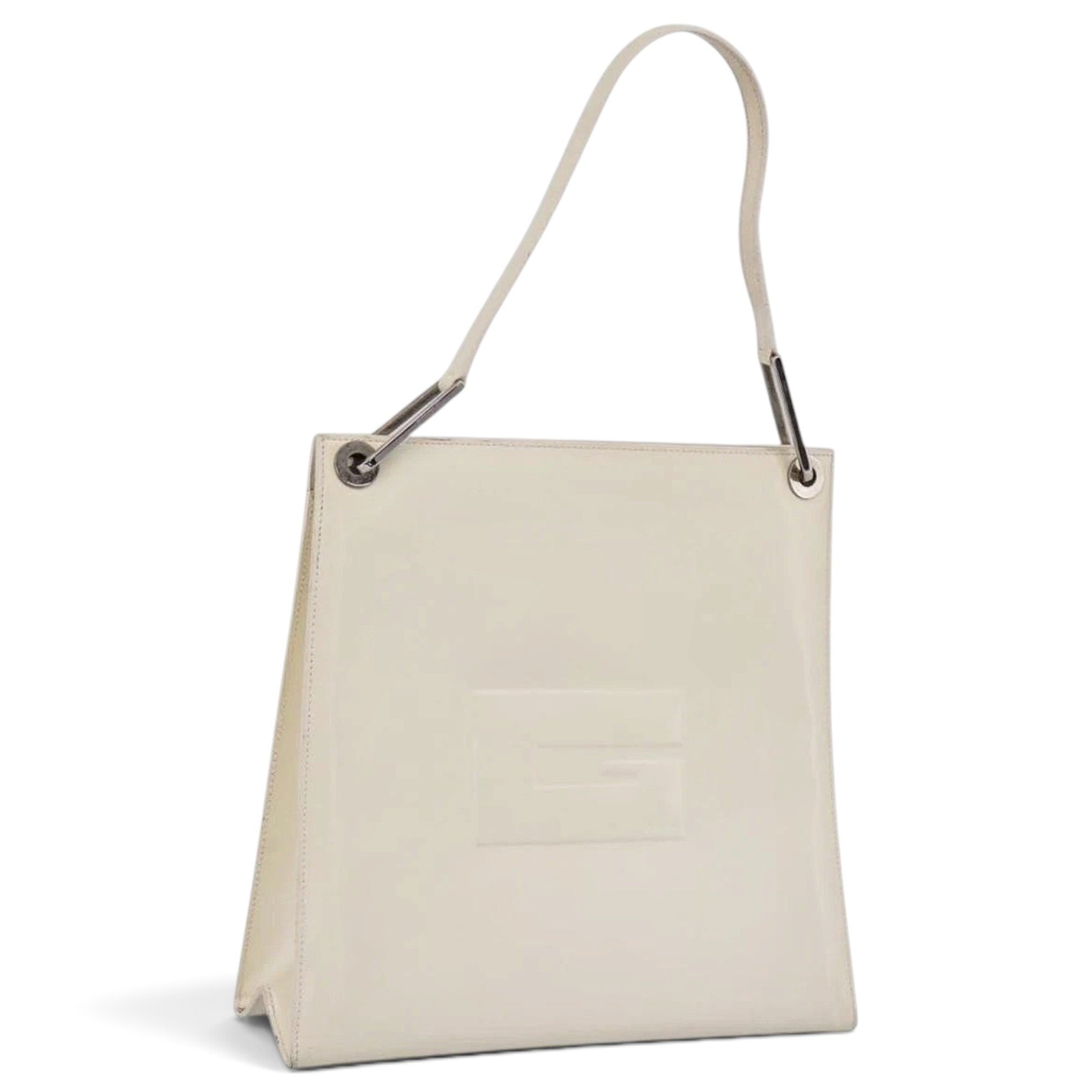 Patent leather handbag
