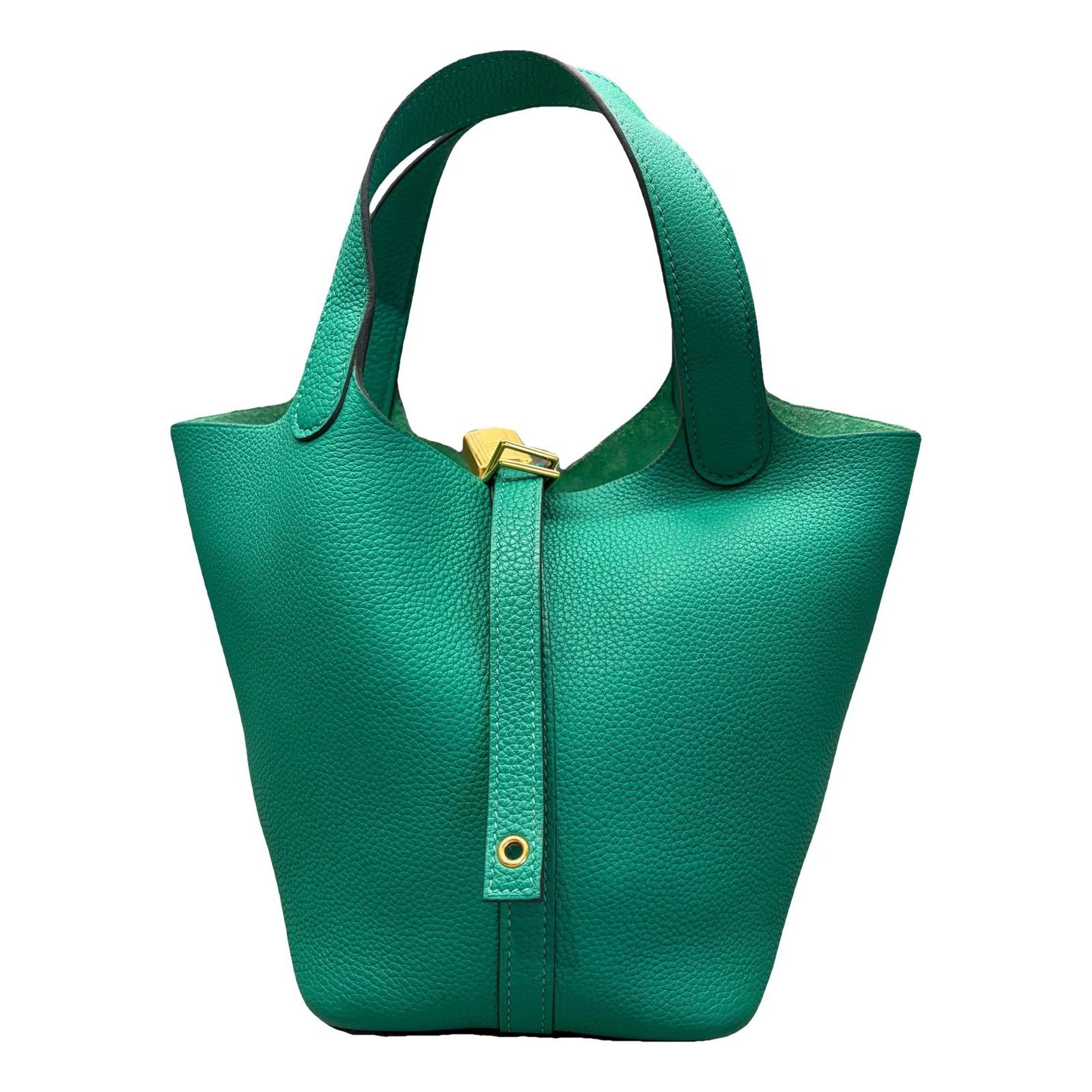 Picotin leather handbag