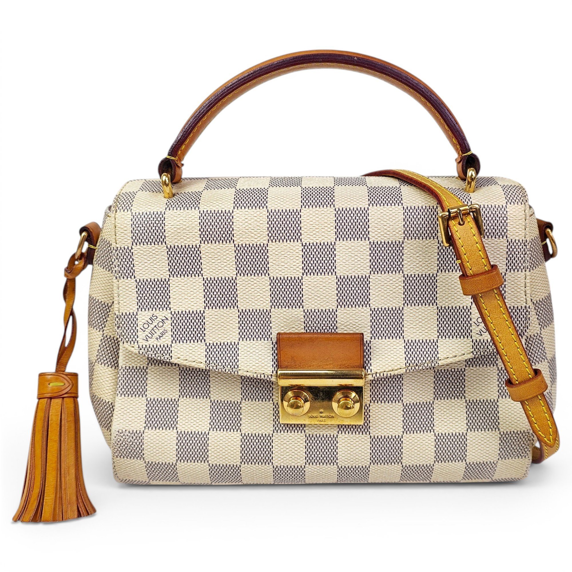 Croisette leather handbag
