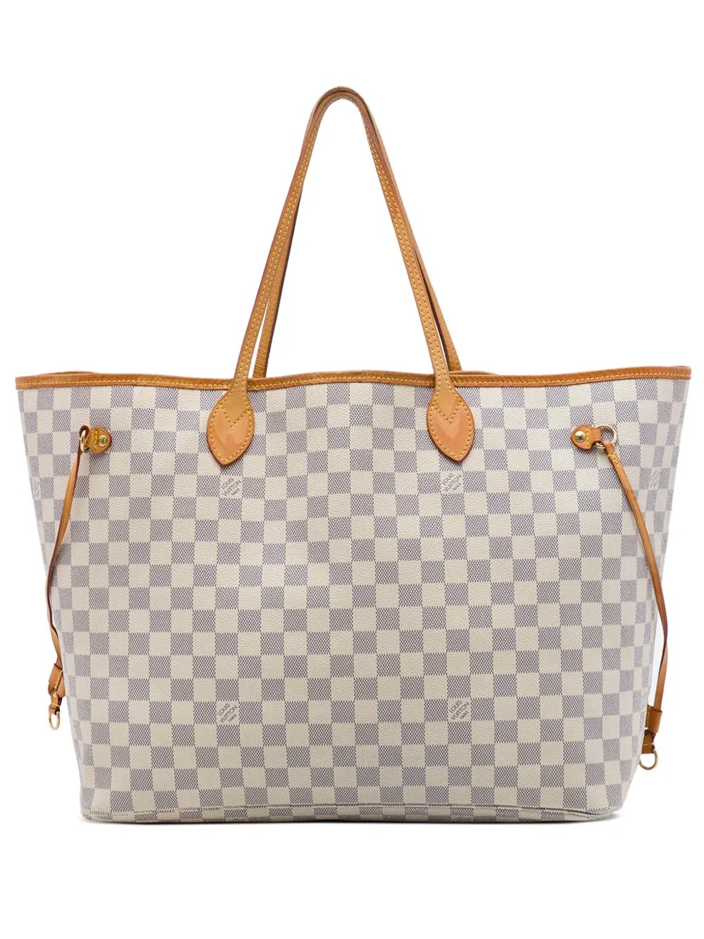 2010 Damier Azur Neverfull GM tote bag