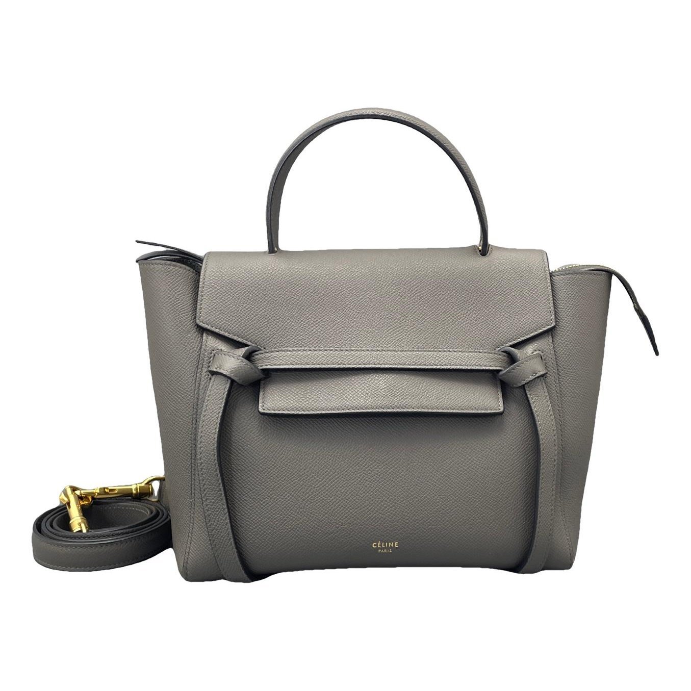 Belt leather handbag