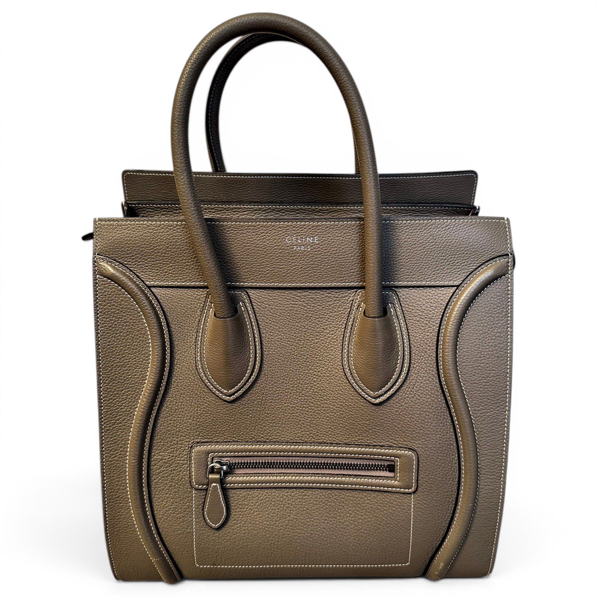 Luggage leather handbag