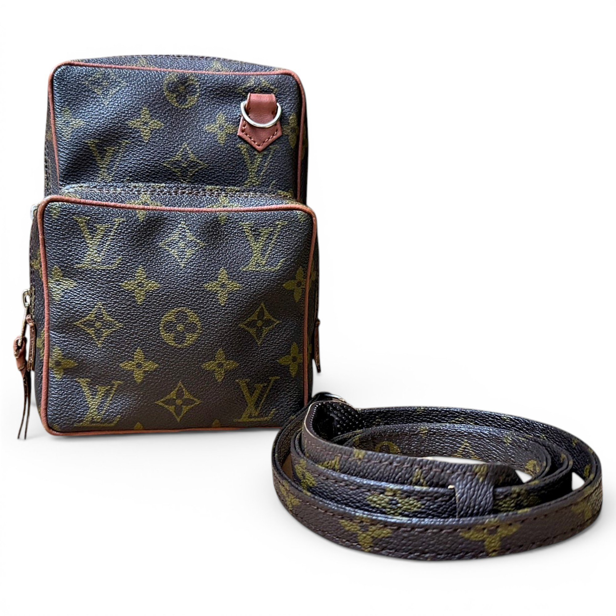 Amazon leather crossbody bag