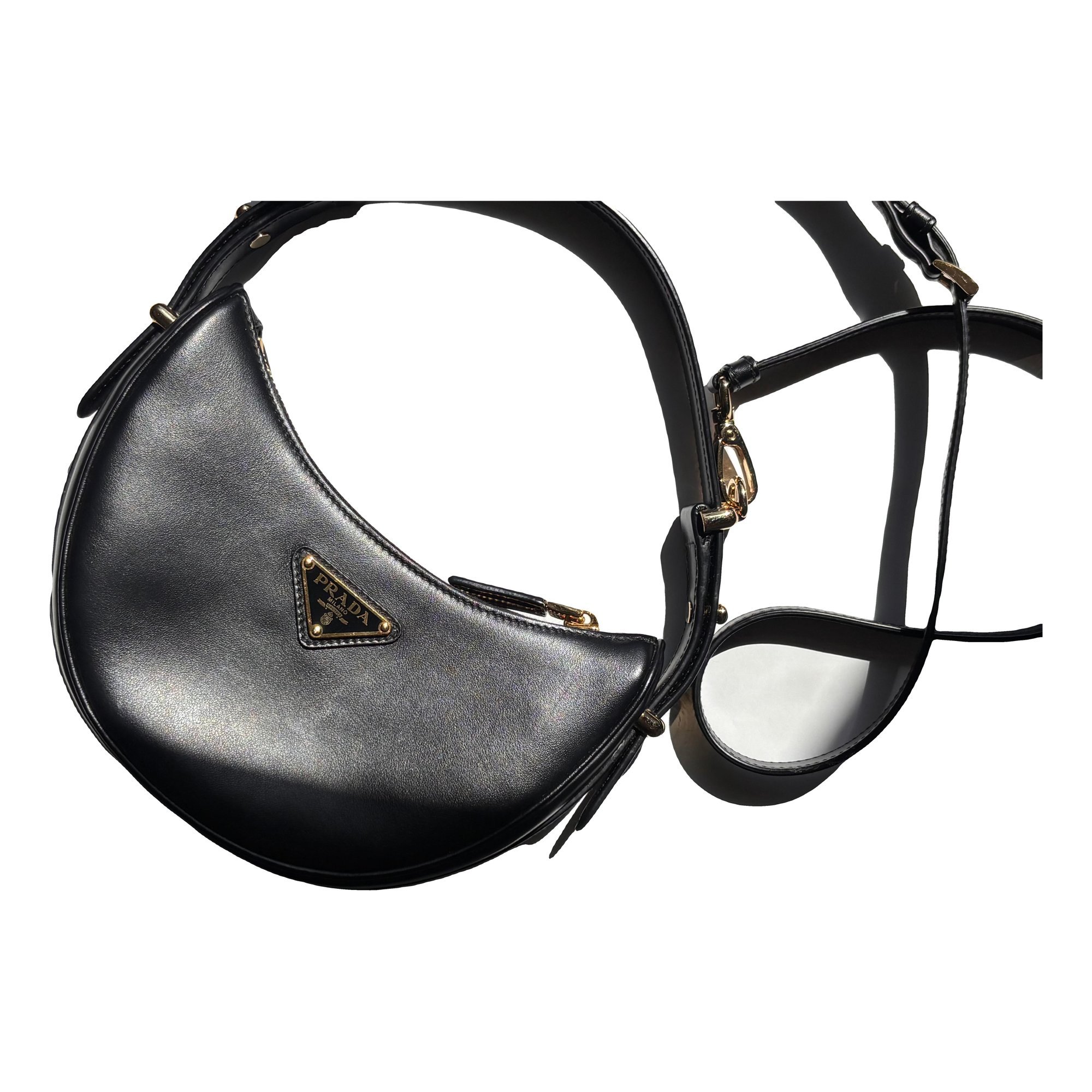 Arqué leather handbag