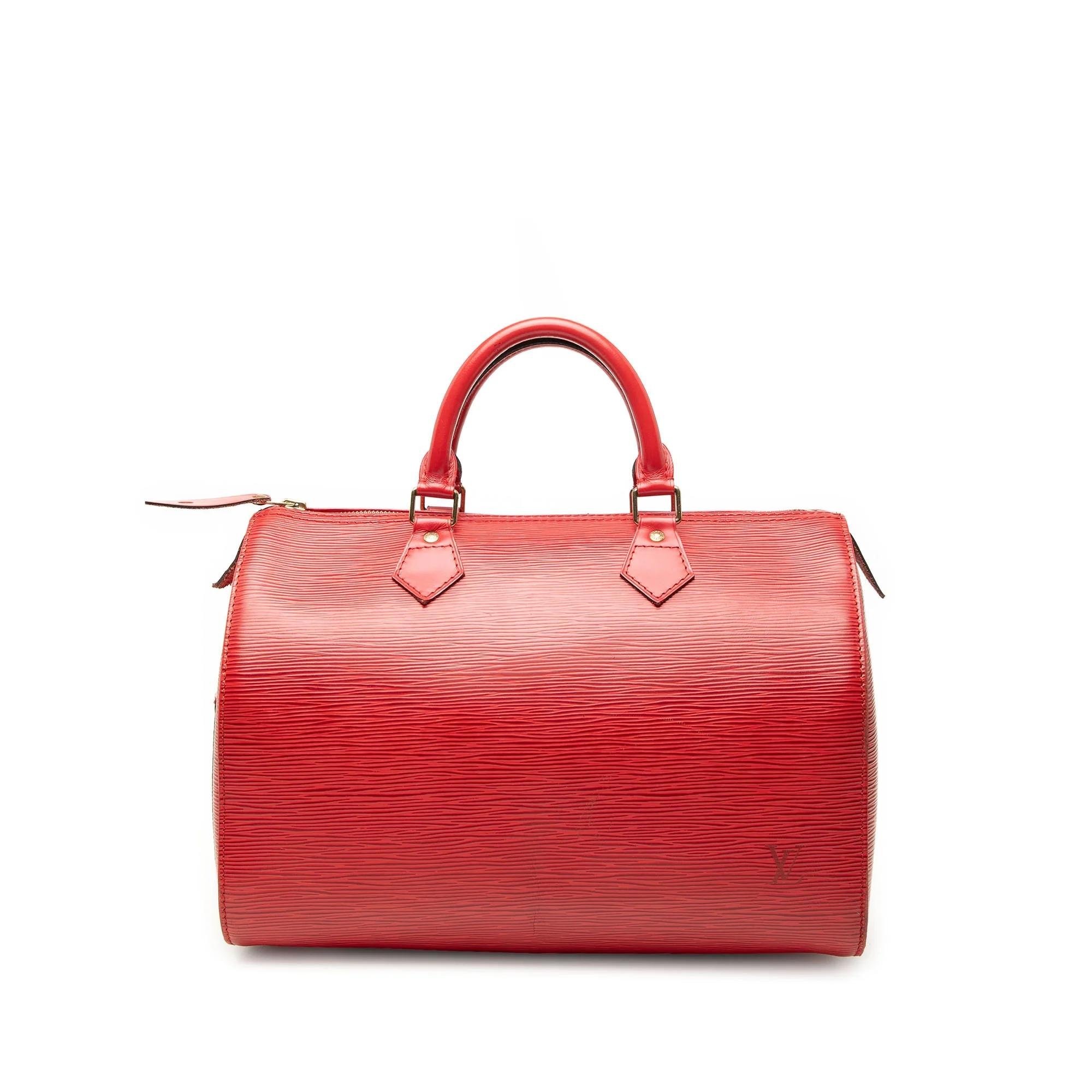 Speedy leather bag
