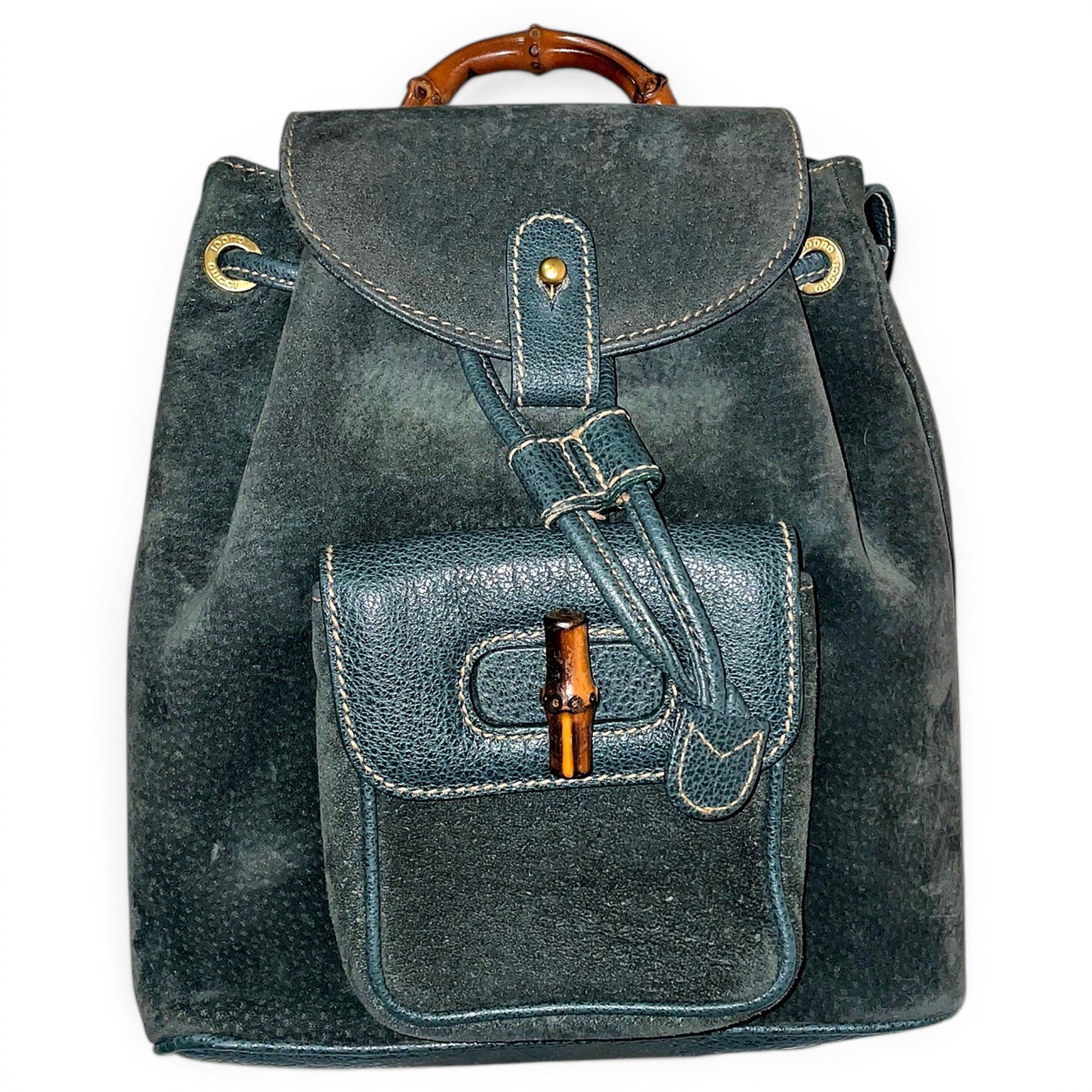 Bamboo Tassel Oval backpack