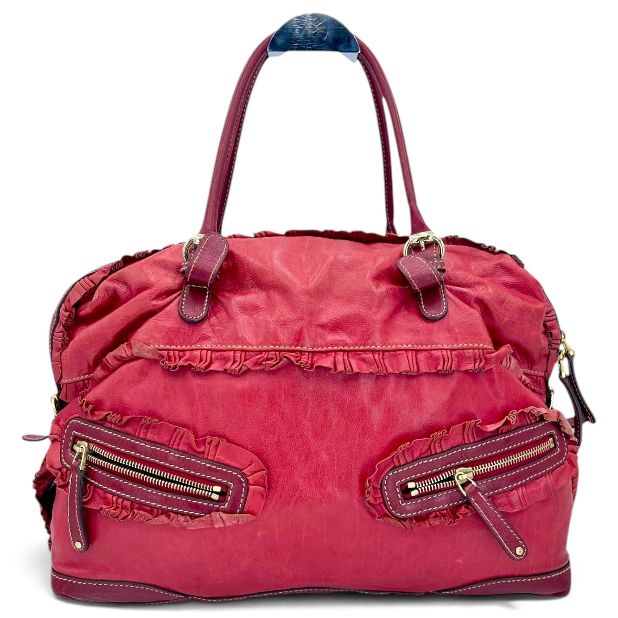 Leather handbag