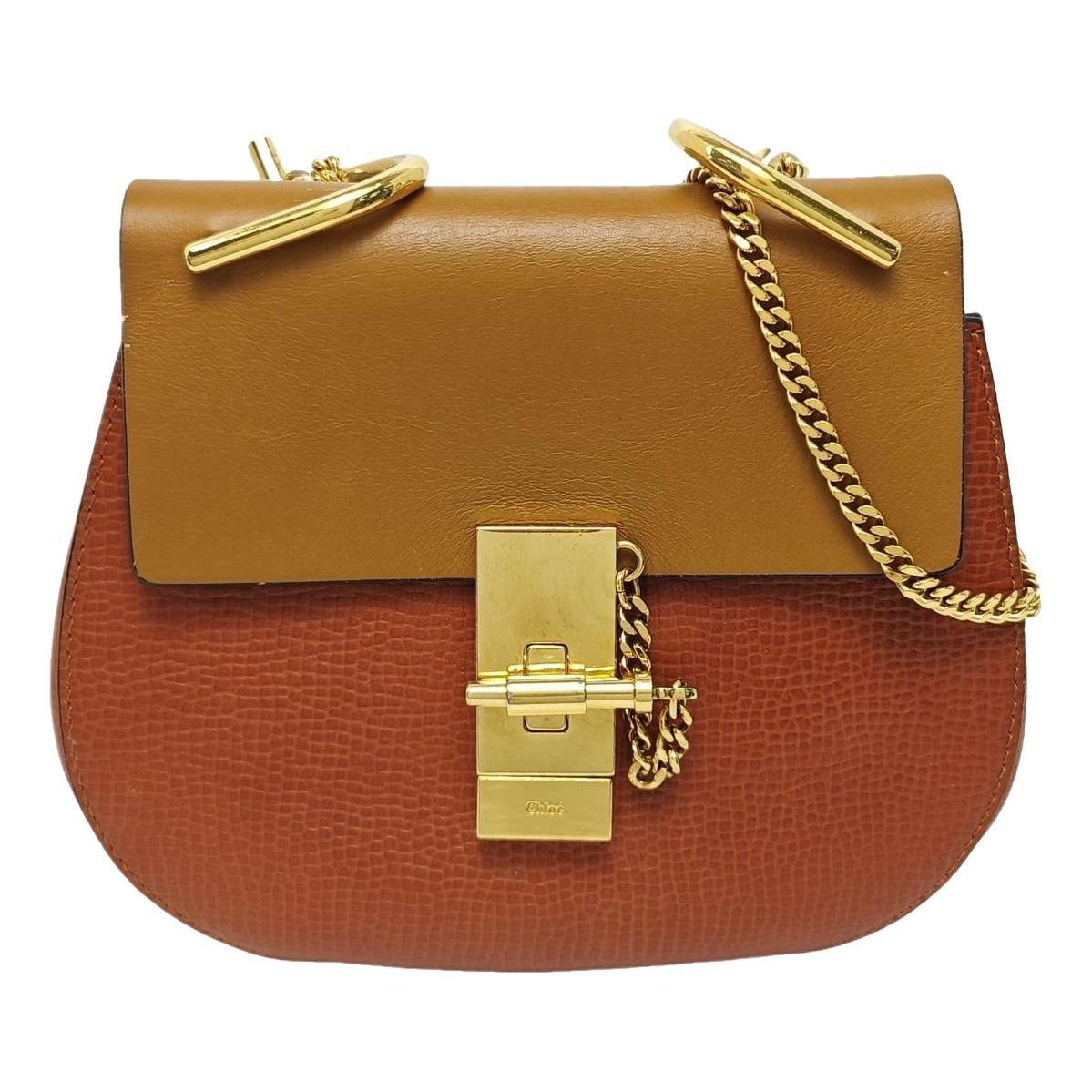 Drew leather handbag