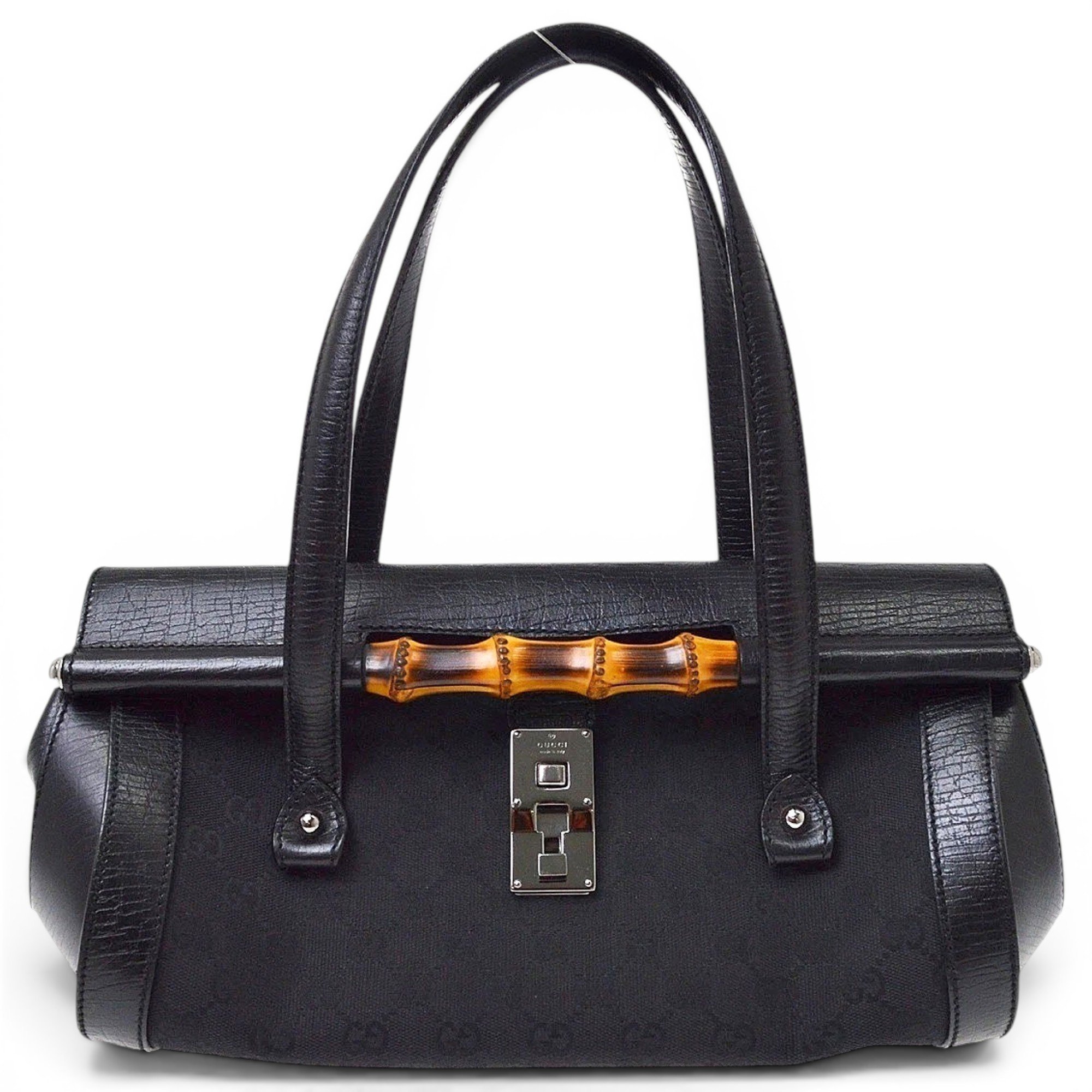Bamboo Bullet leather handbag