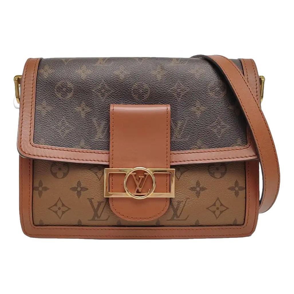 Dauphine leather crossbody bag