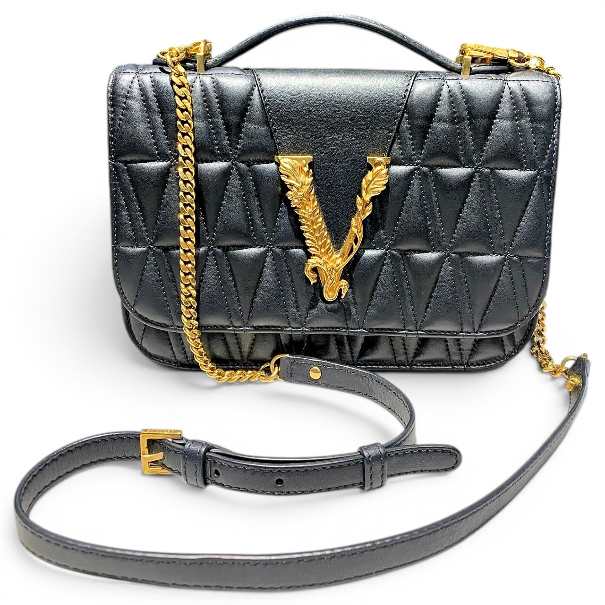 Virtus leather crossbody bag