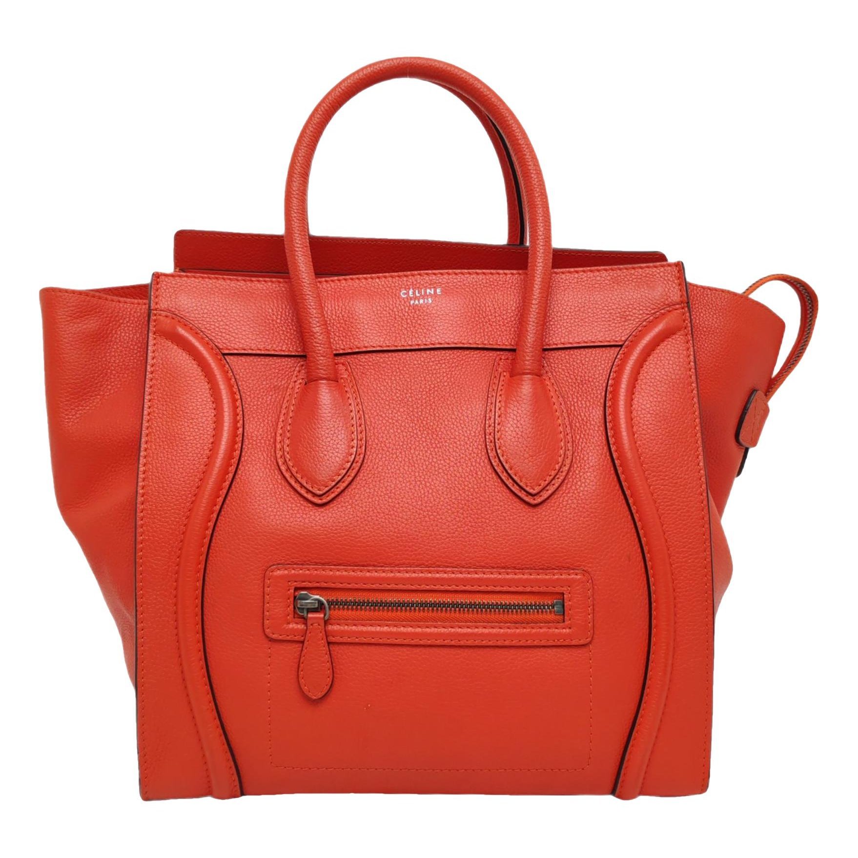 Luggage leather handbag