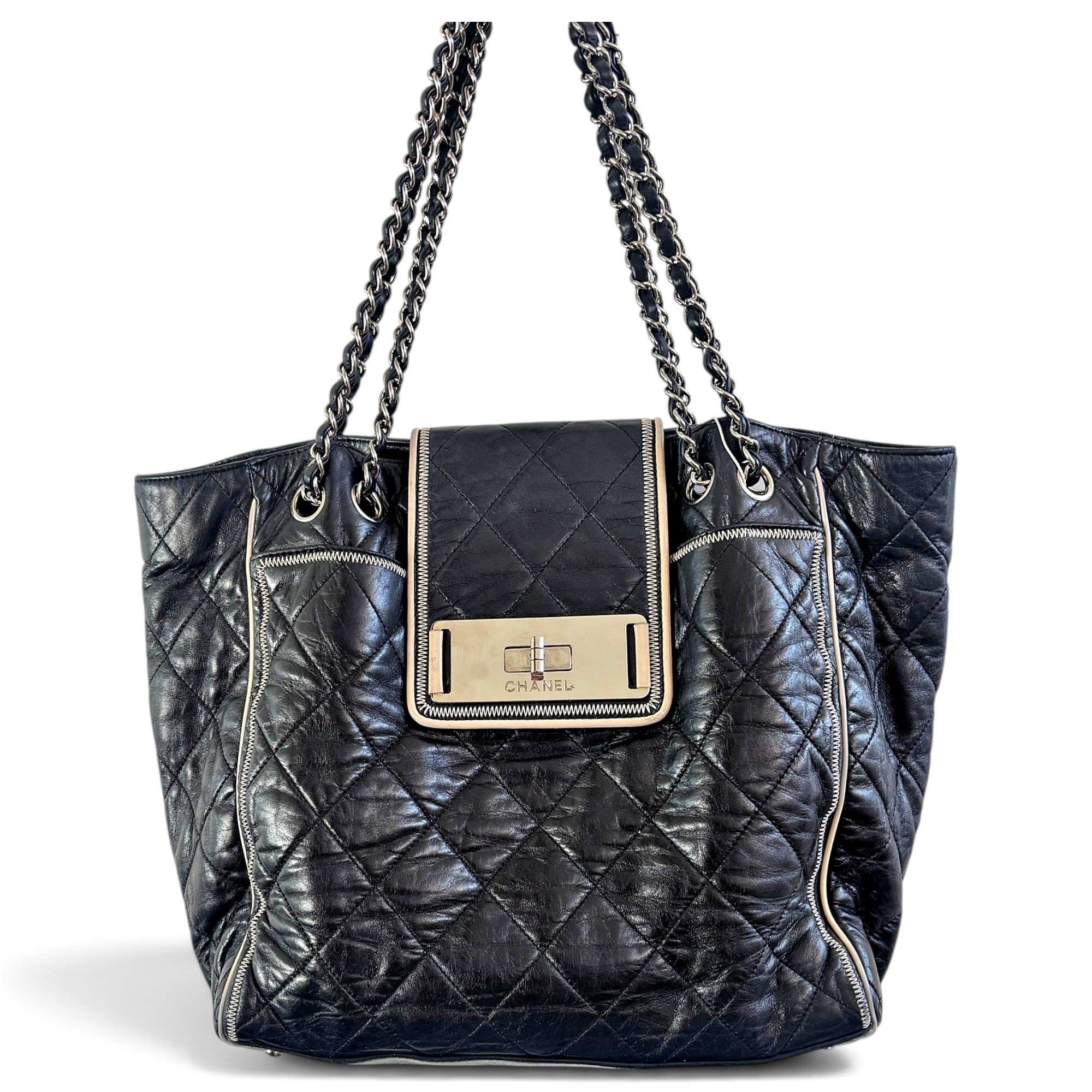 Leather tote
