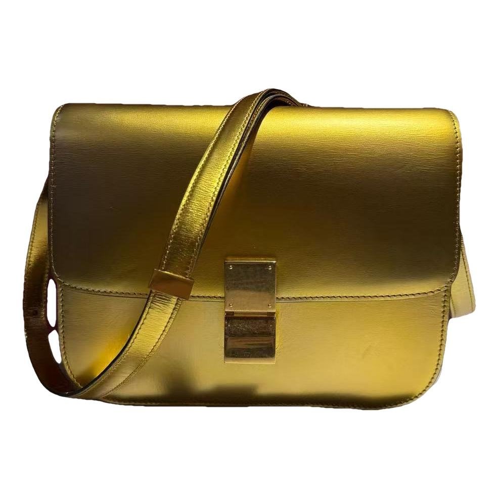Classic leather crossbody bag