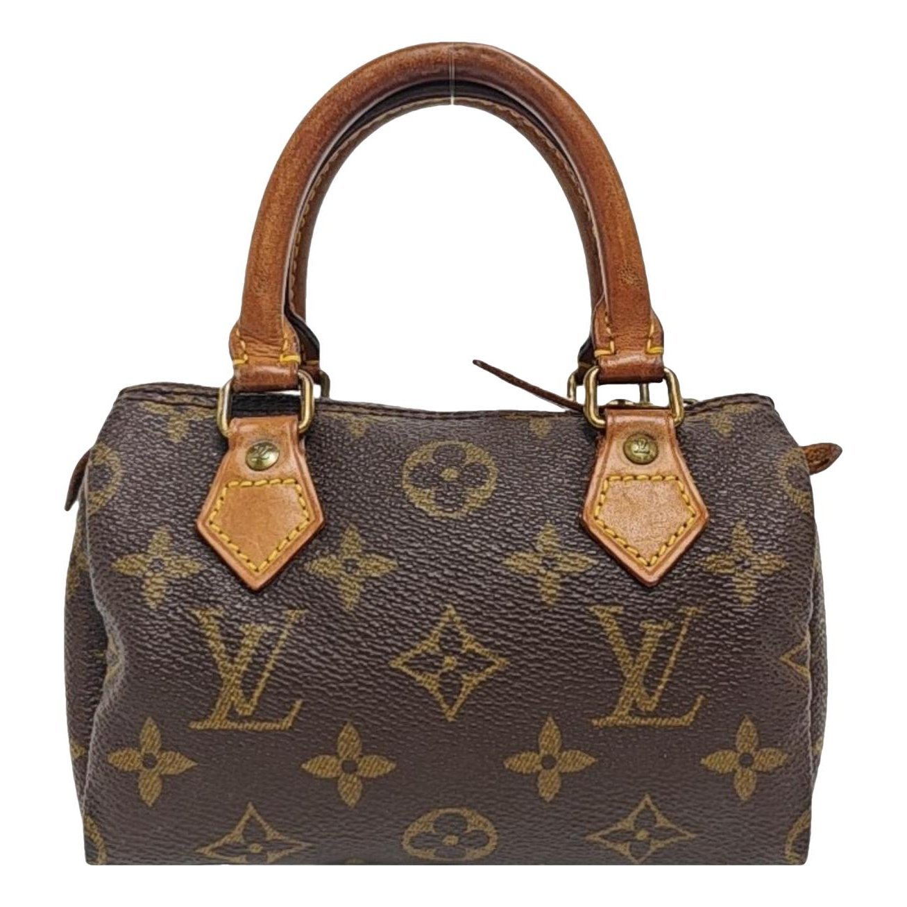 Nano Speedy / Mini HL leather handbag