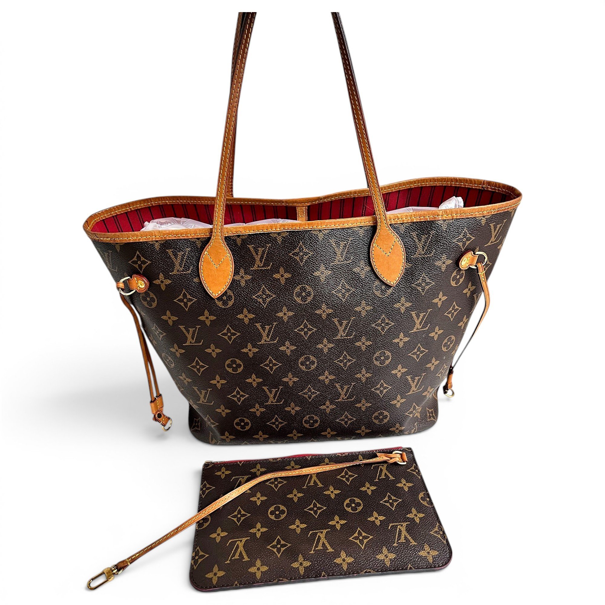 Neverfull leather handbag