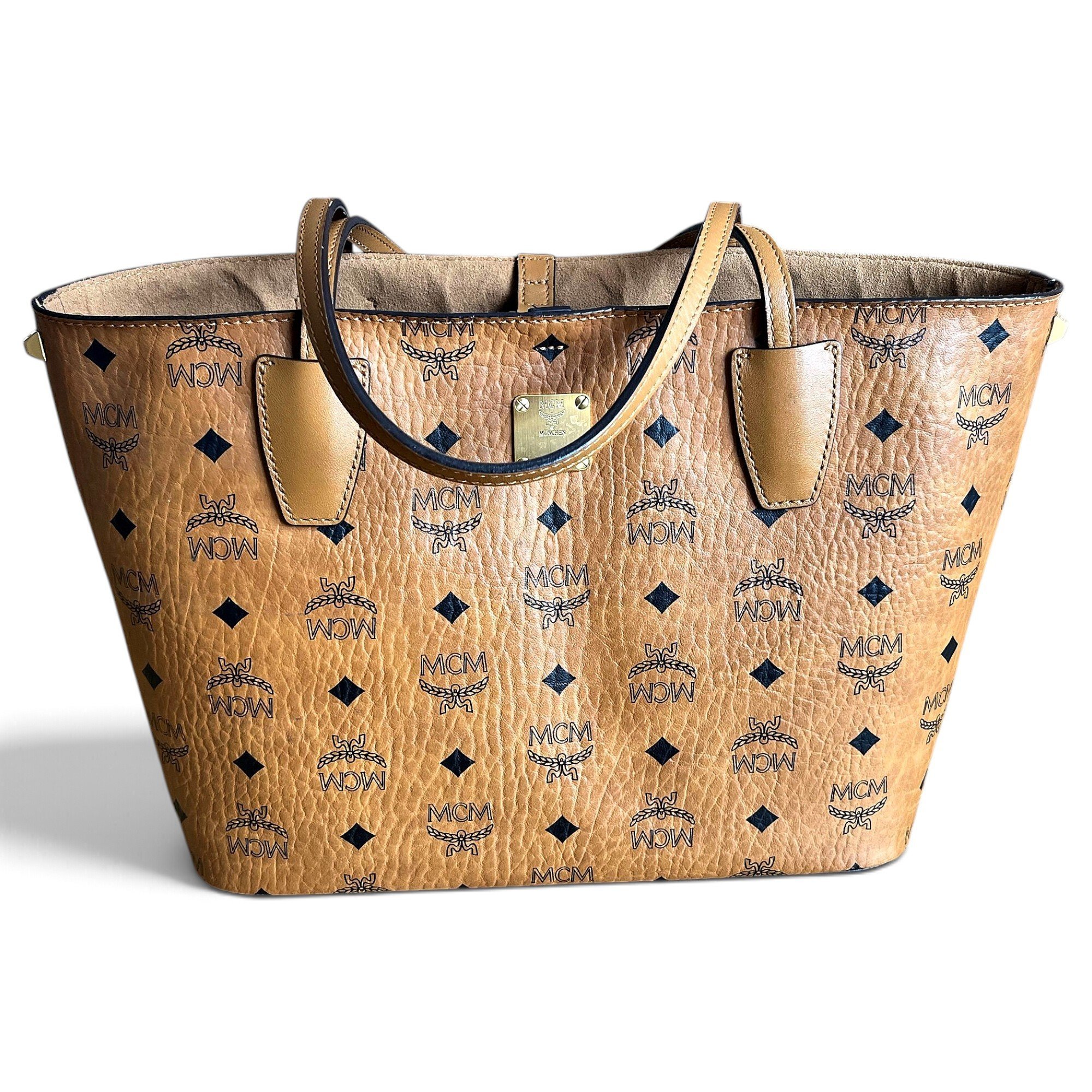 Leather tote