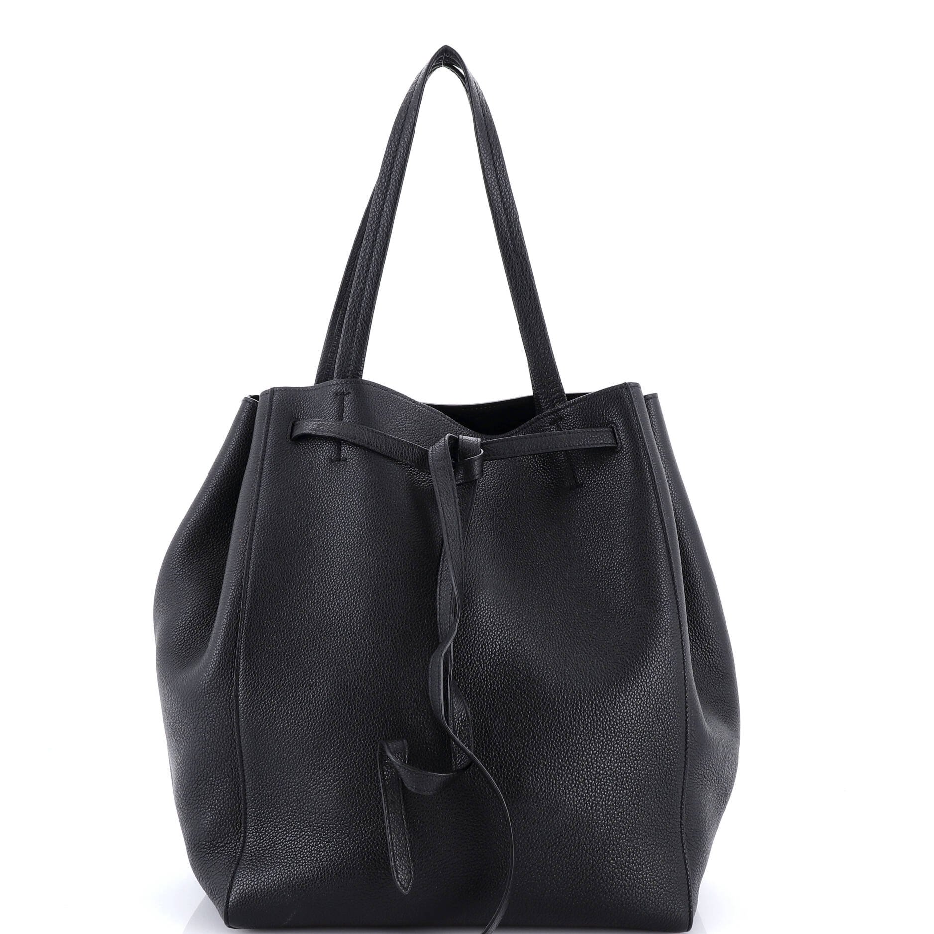 Celine Phantom Tie Cabas Tote Leather Medium