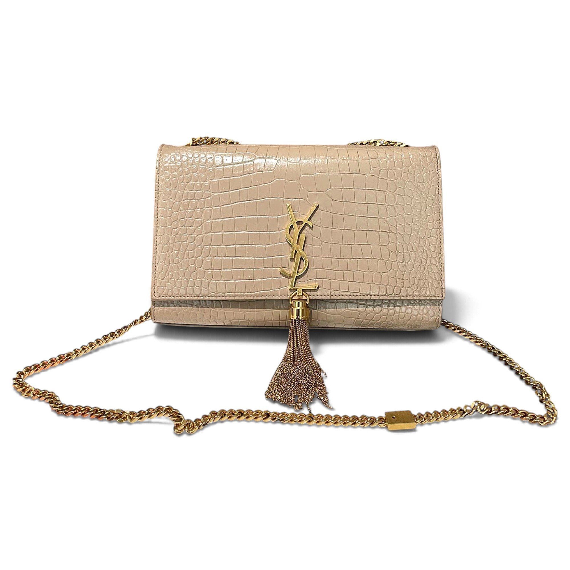 Pompom Kate leather handbag