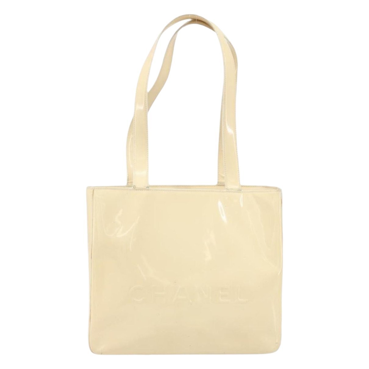 Patent leather tote