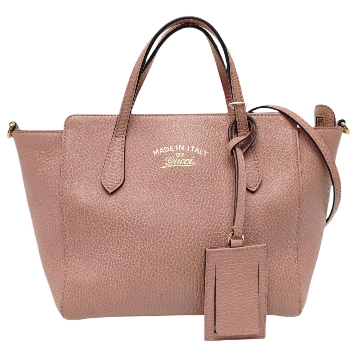 Swing leather handbag