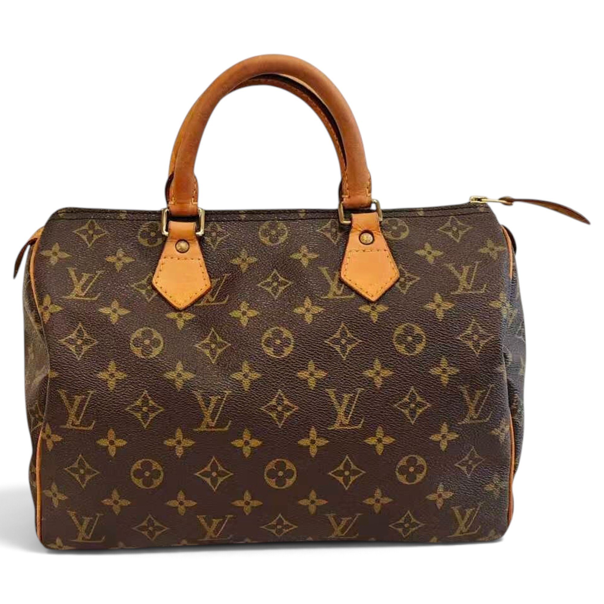 Speedy leather handbag