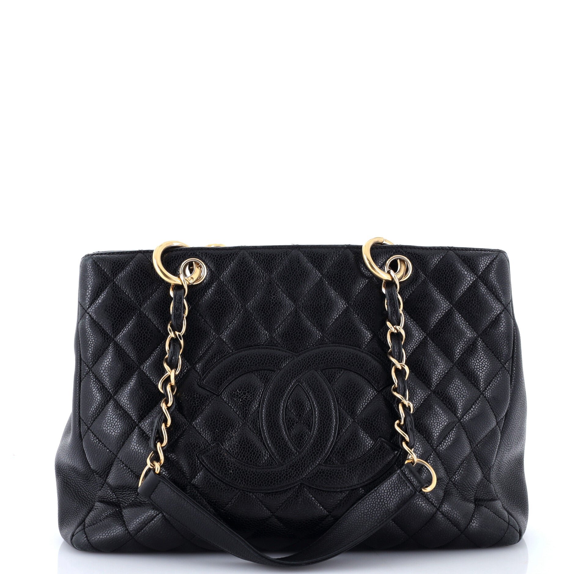 Grand Shopping Tote Quilted Calfskin