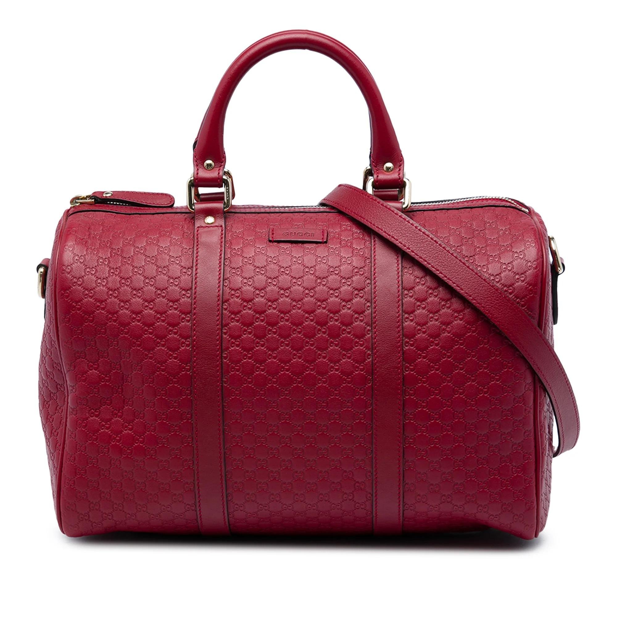 Boston leather handbag