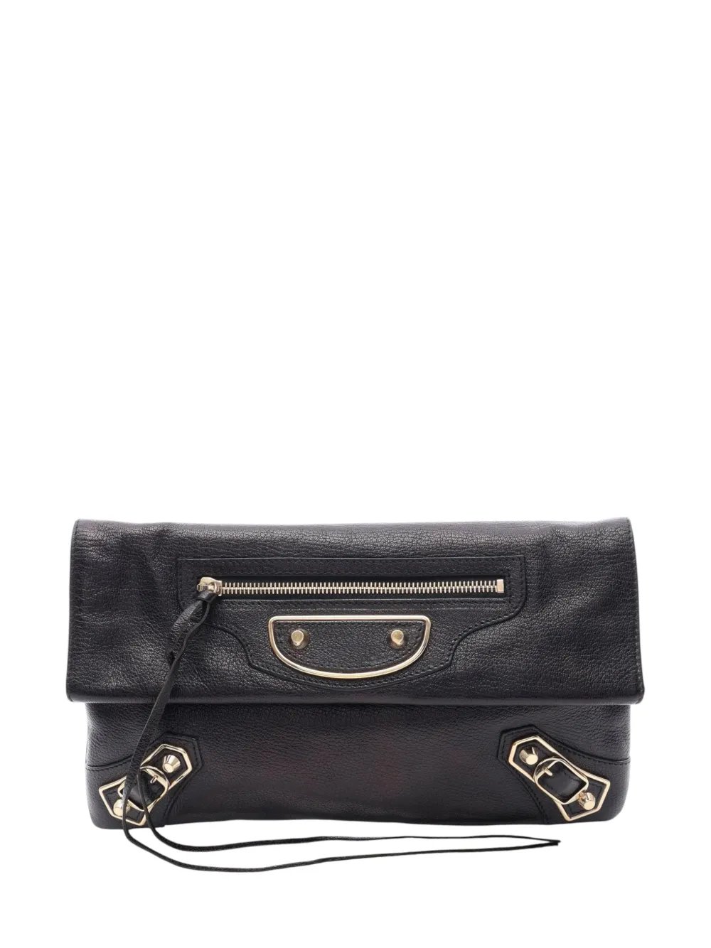 2005-2026 Goatskin Motocross Classic Metallic Edge Envelope clutch bag