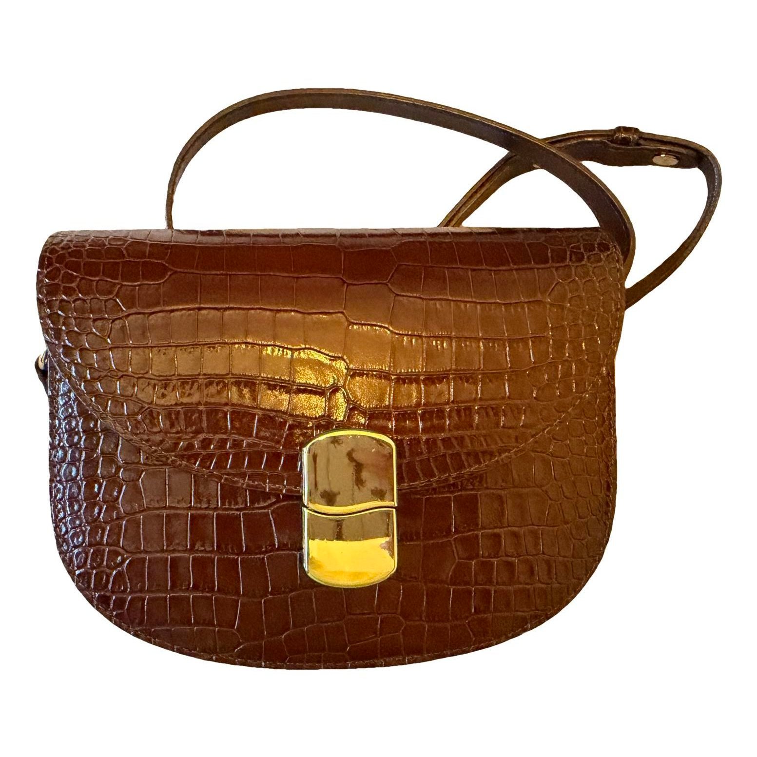 Claude leather crossbody bag