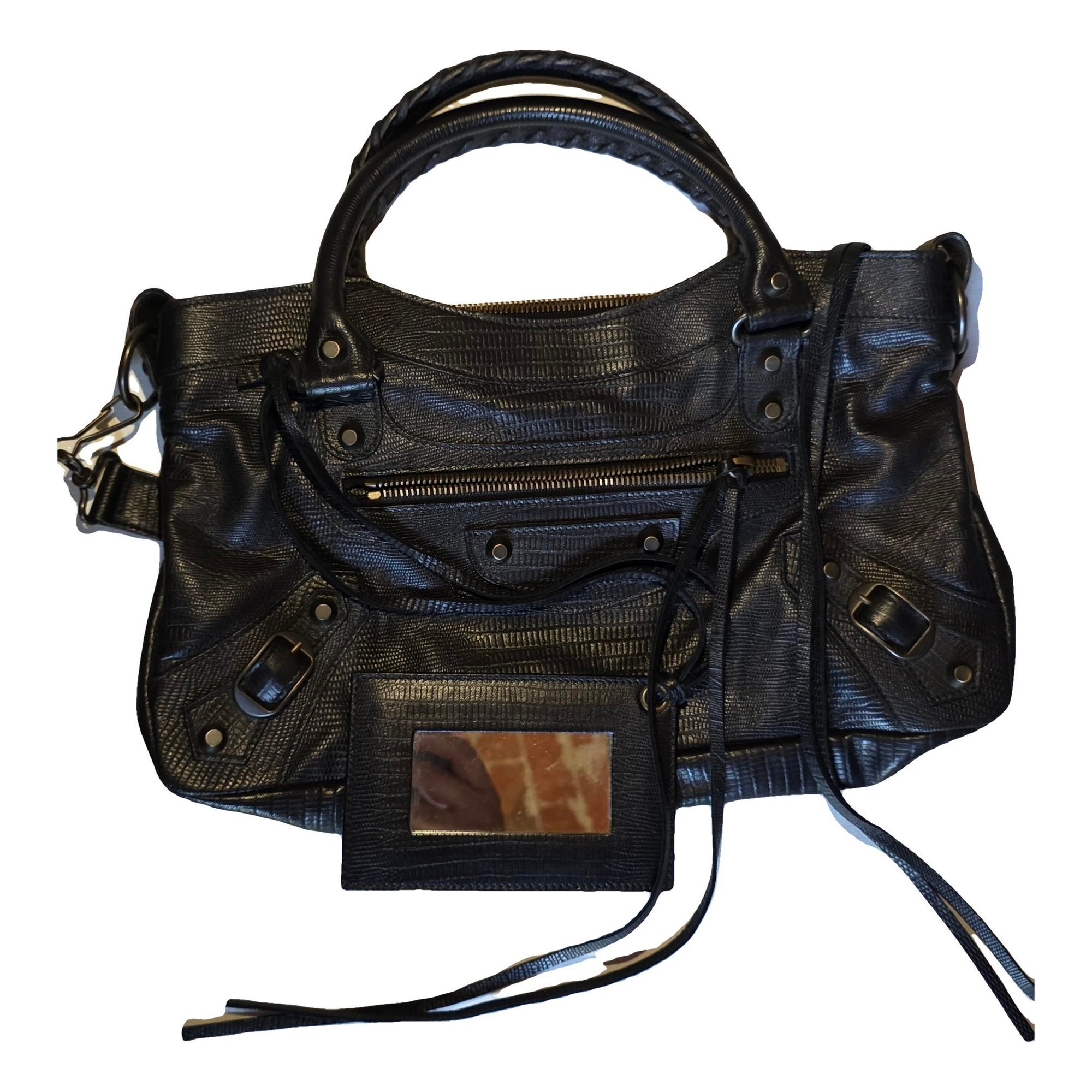 Envelop leather clutch bag