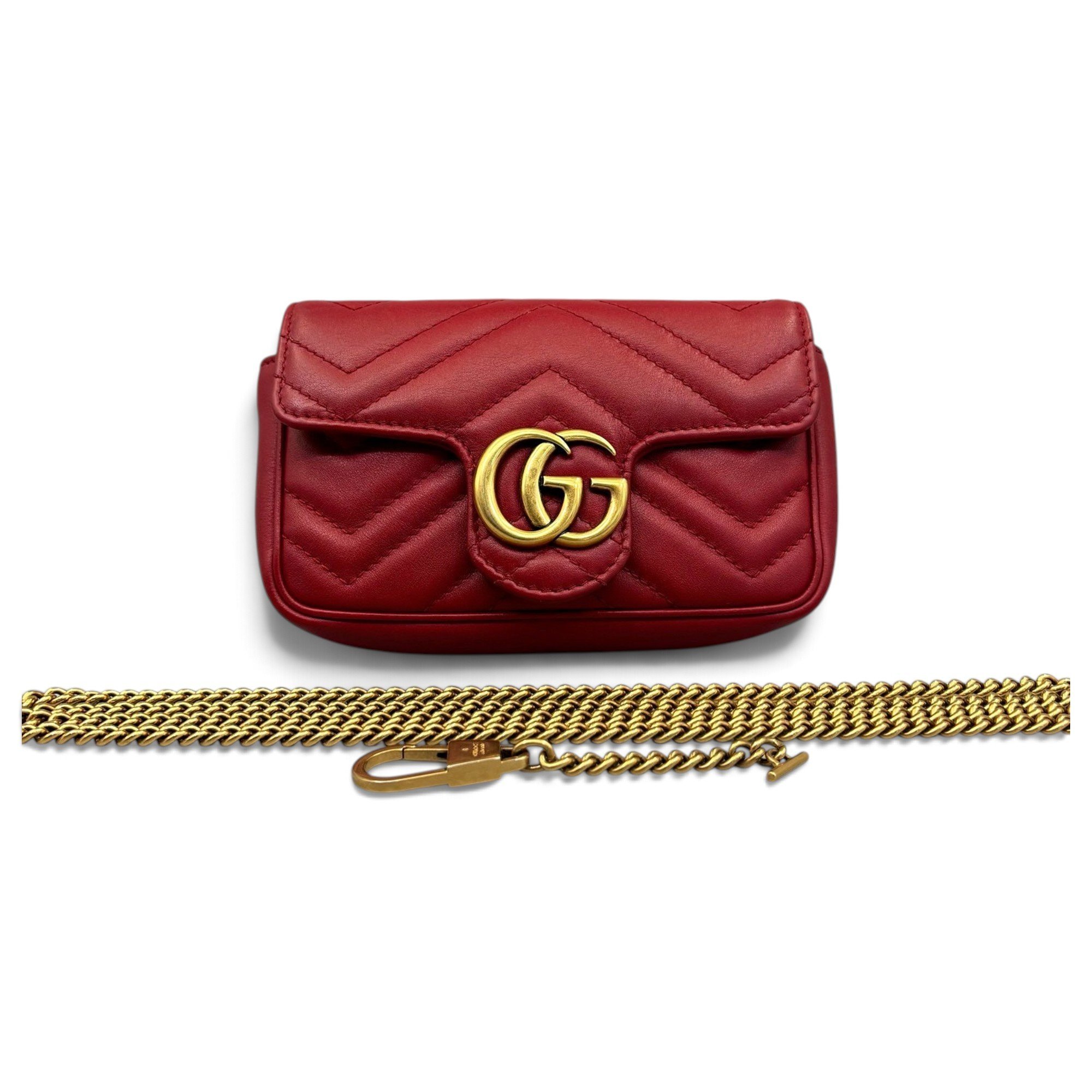GG Marmont Flap leather handbag