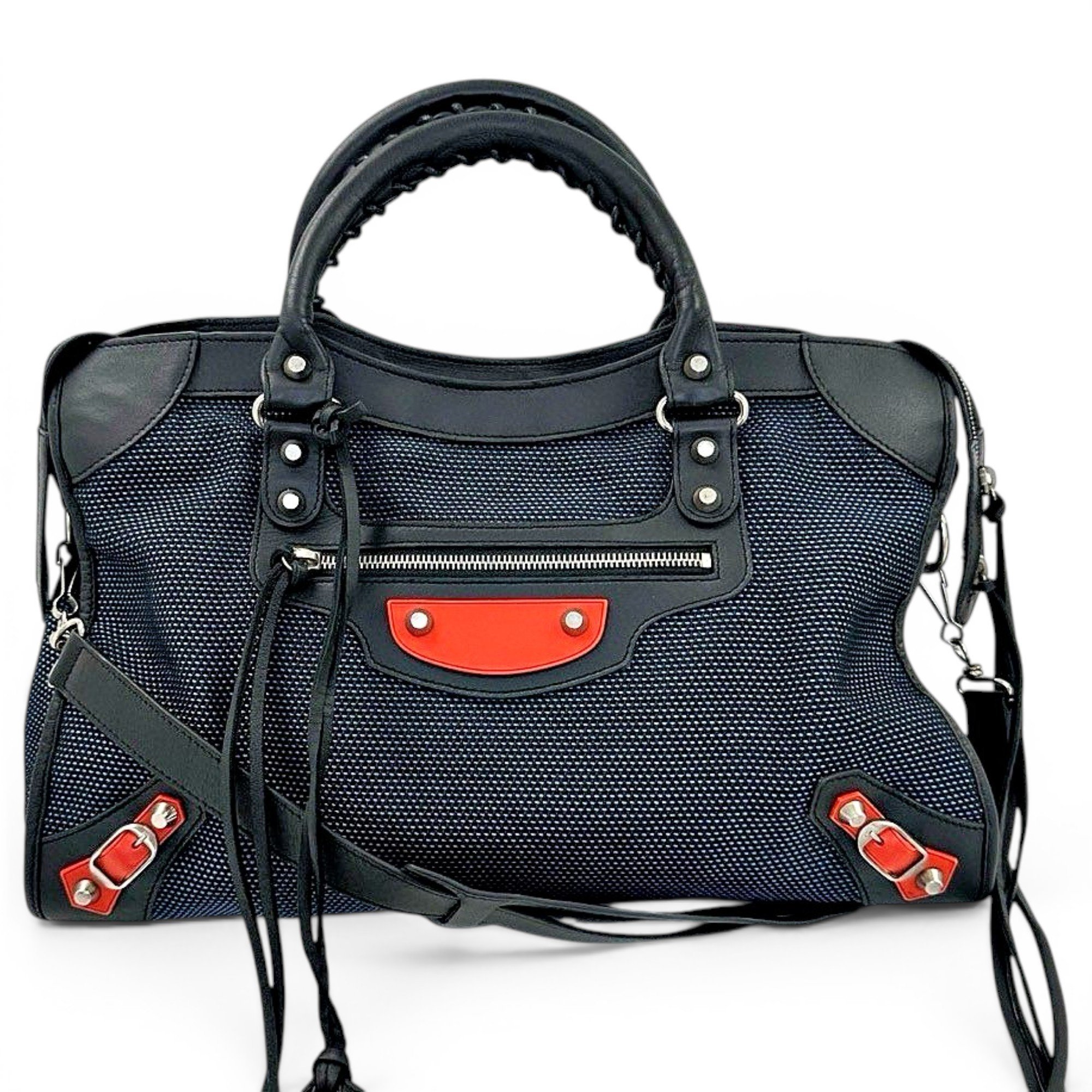 City leather bag
