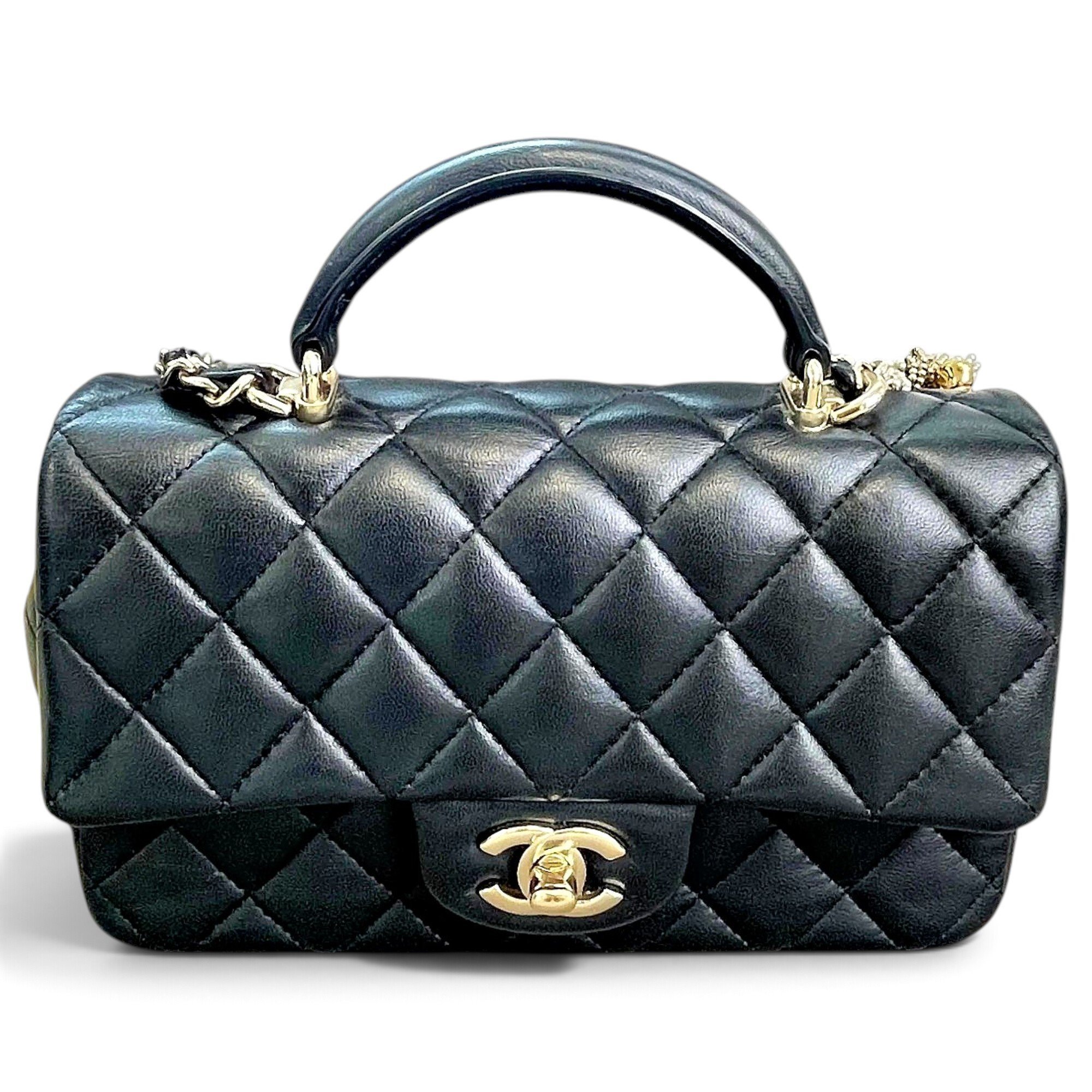 Timeless Classique Top Handle leather handbag