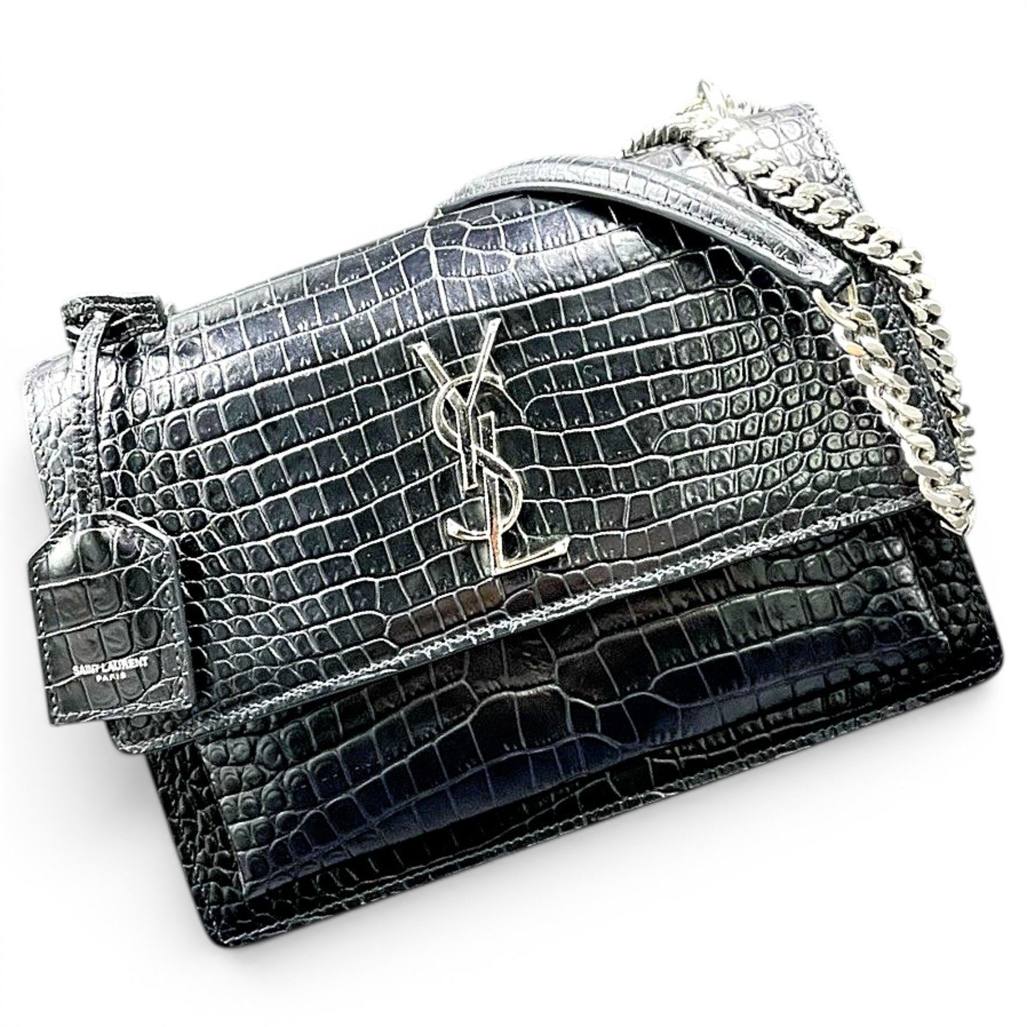Sunset leather handbag