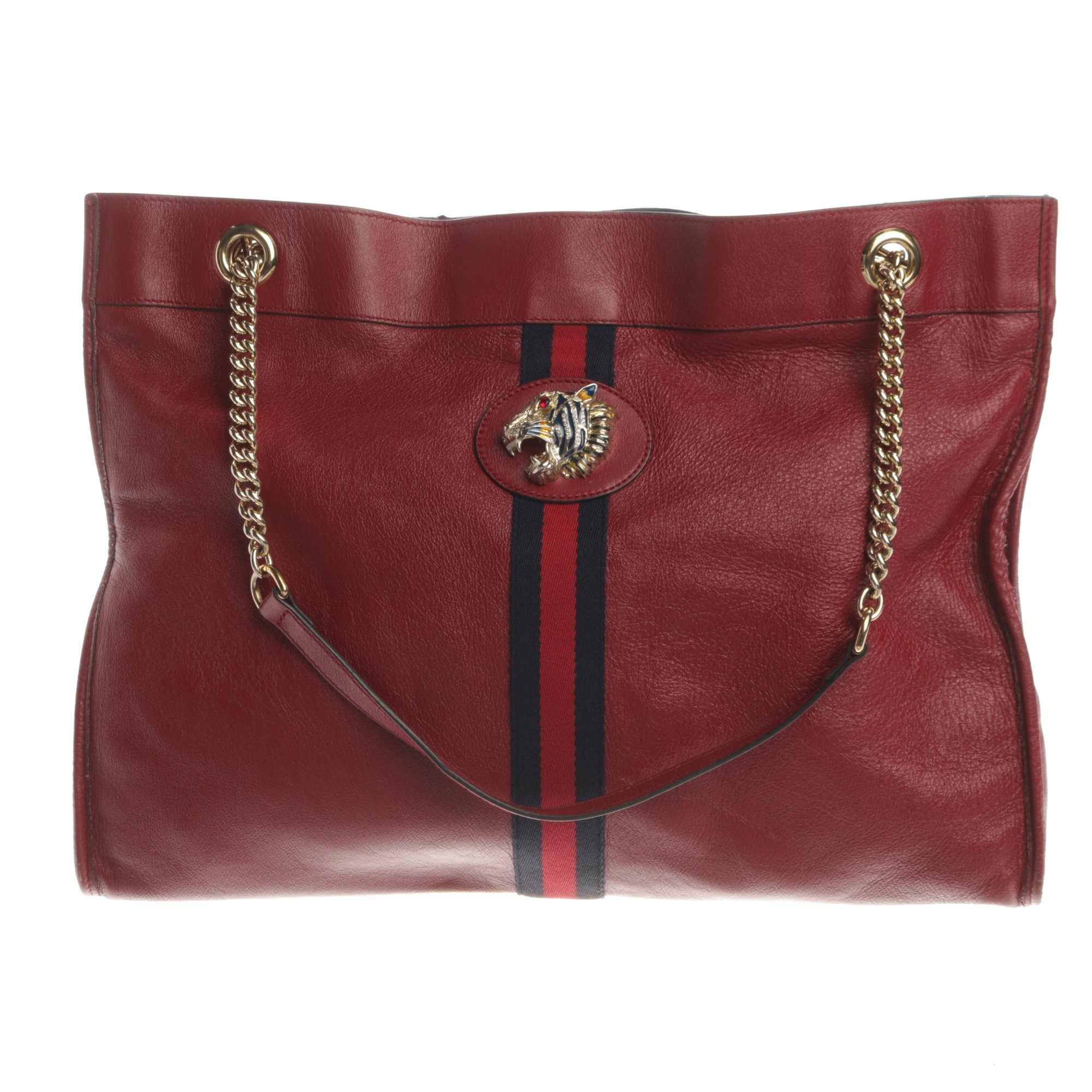 Rajah leather tote