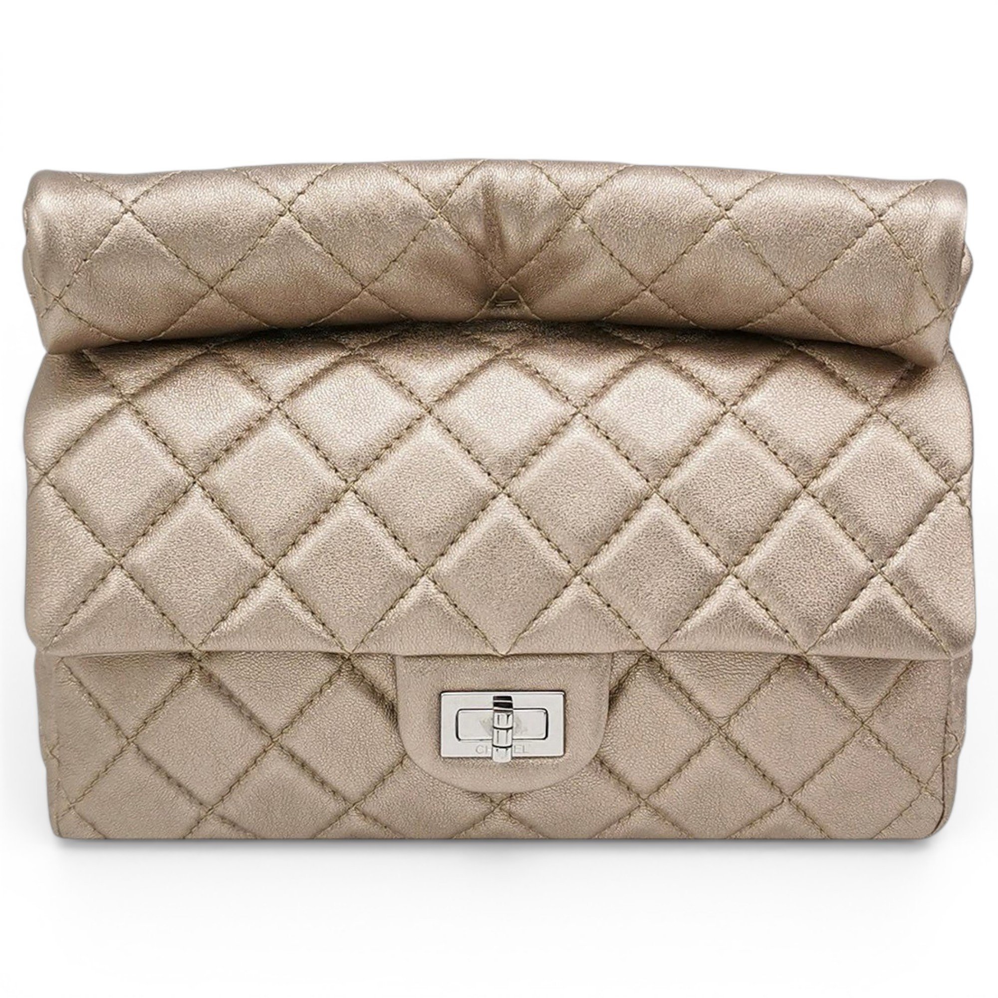 Leather clutch bag