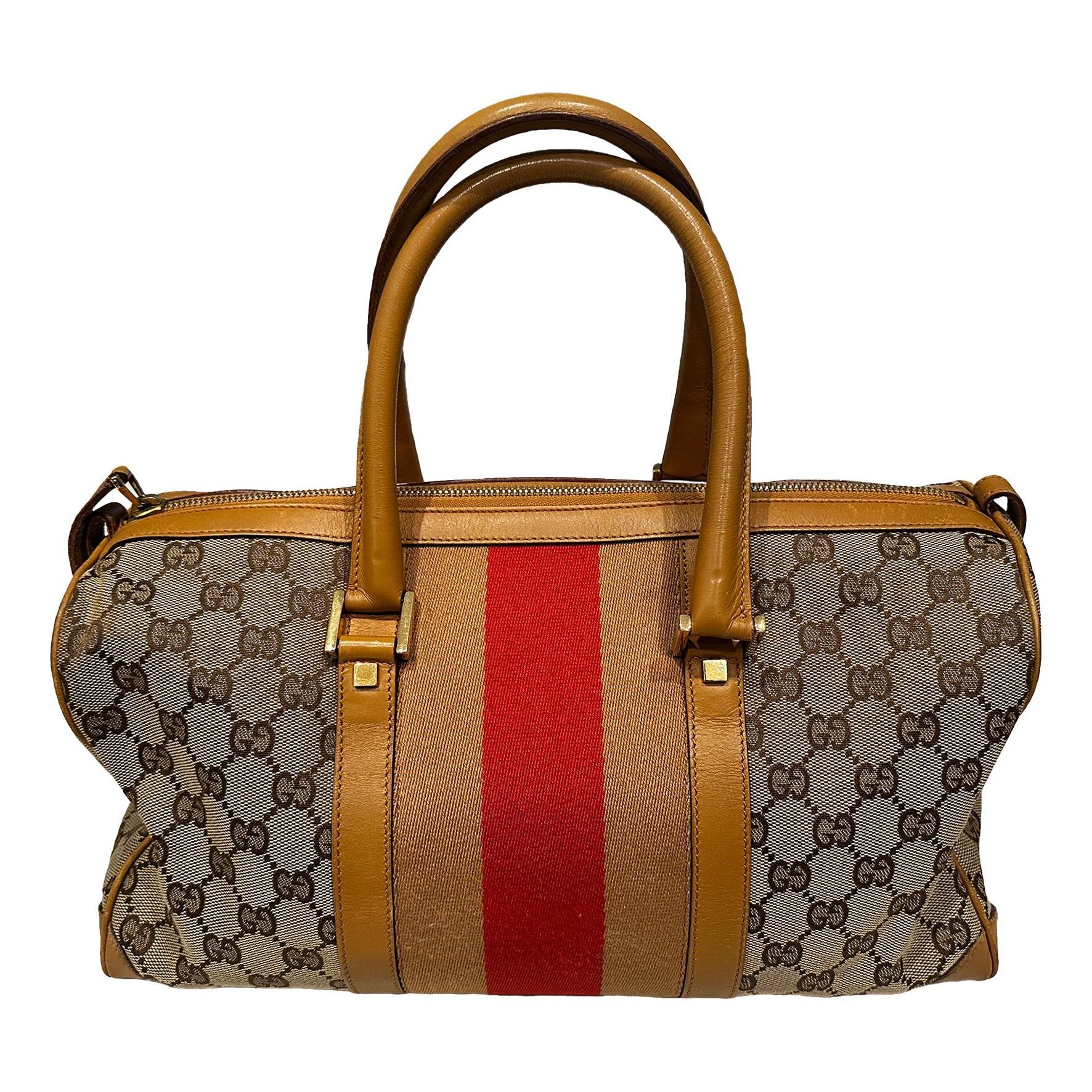 Gucci Boston cloth handbag